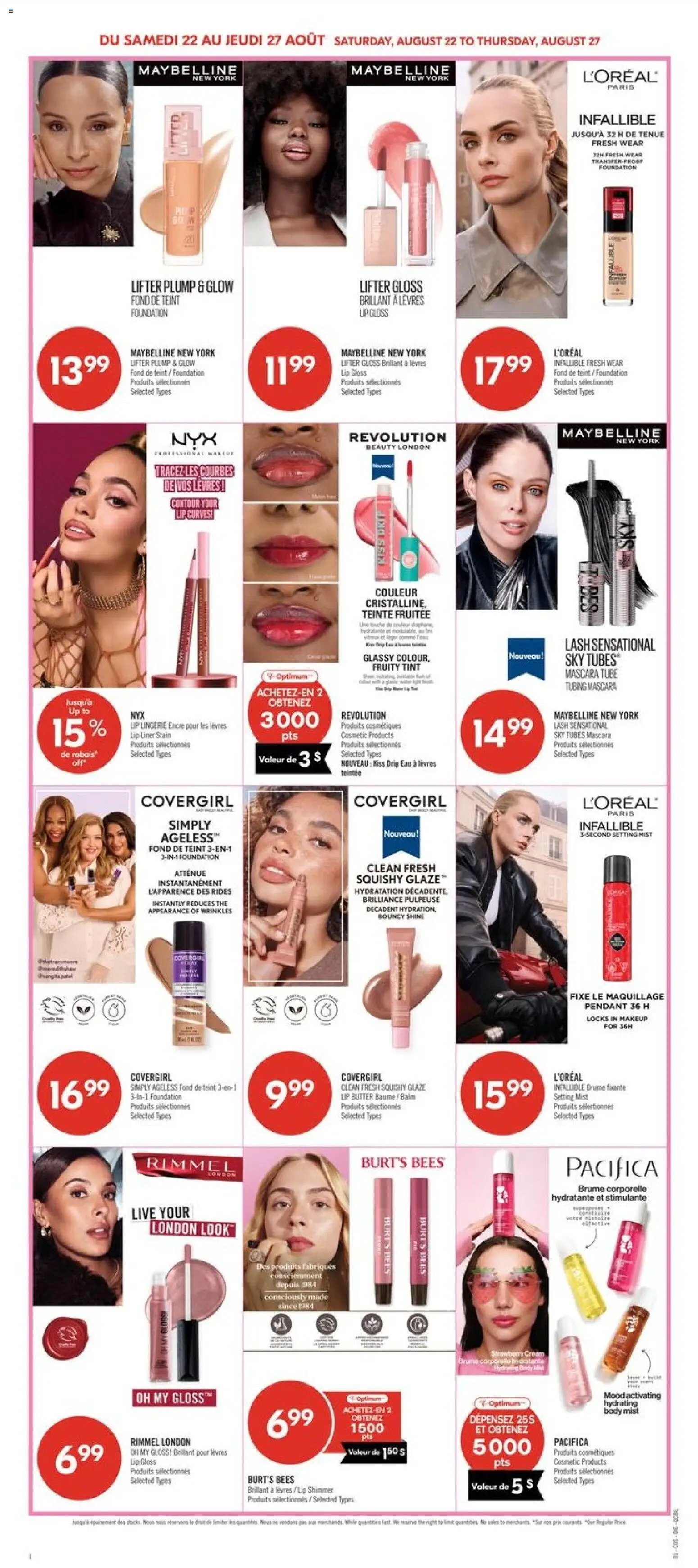 Pharmaprix weekly flyer / circulaire