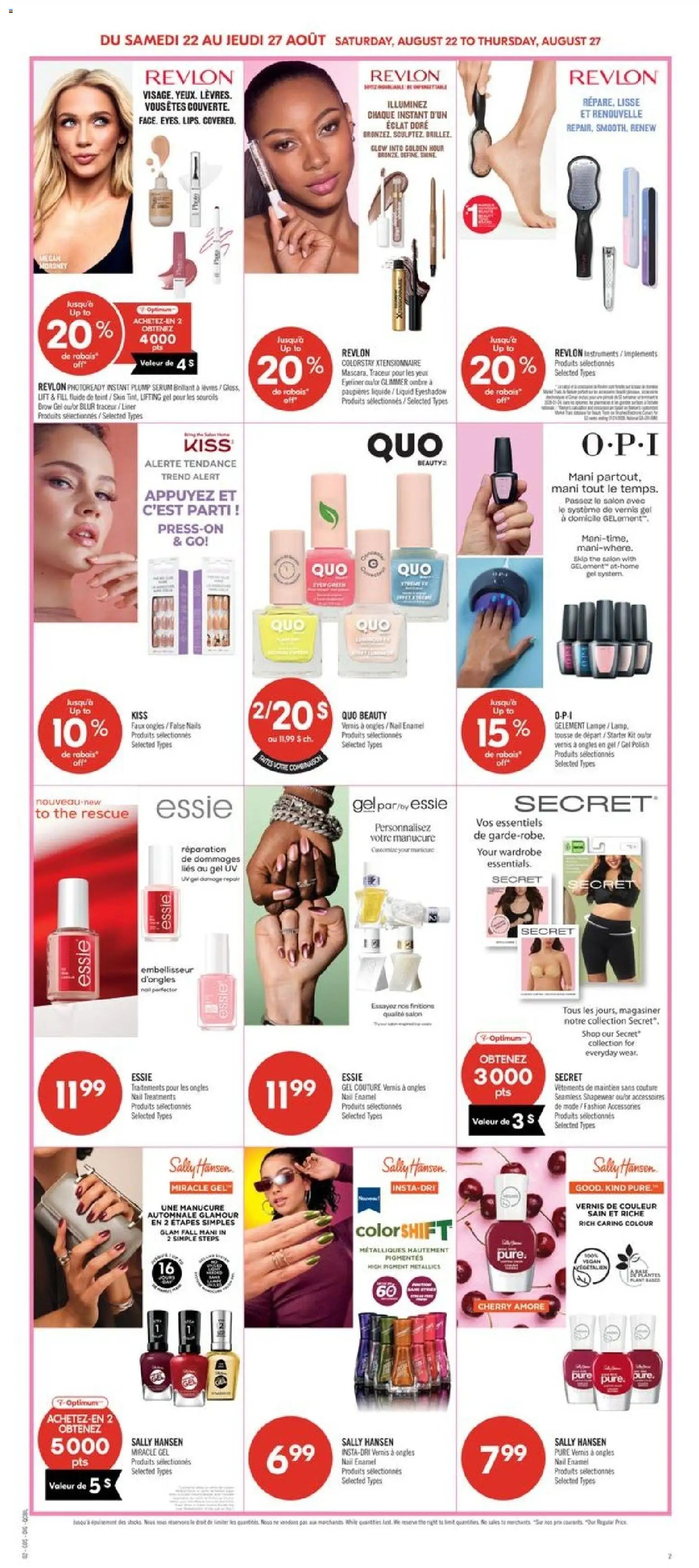 Pharmaprix weekly flyer / circulaire