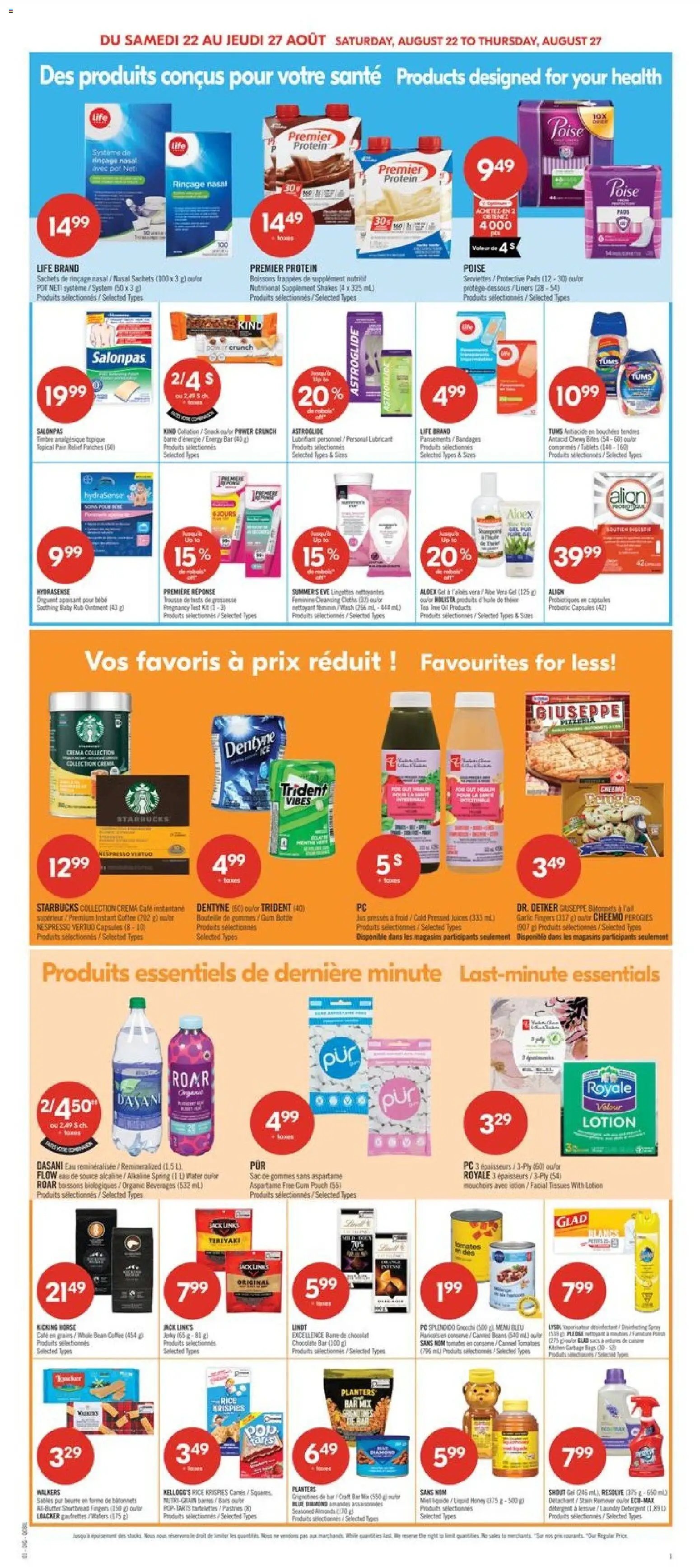 Pharmaprix weekly flyer / circulaire