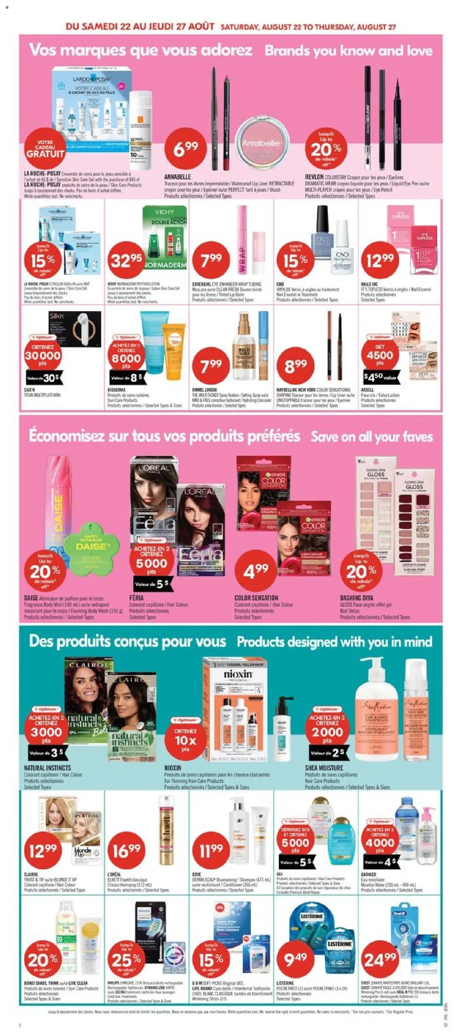 Pharmaprix weekly flyer / circulaire