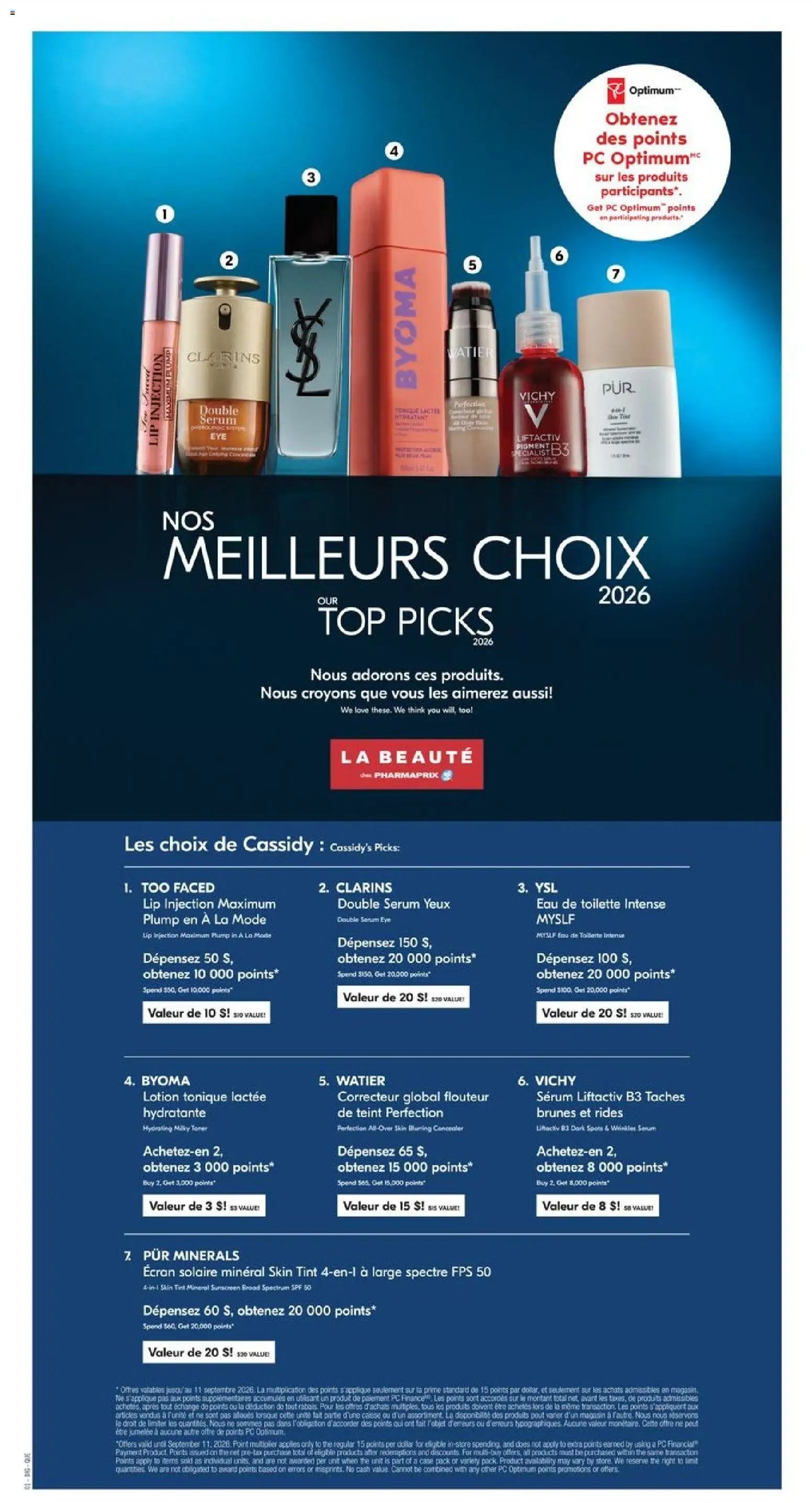 Pharmaprix weekly flyer / circulaire