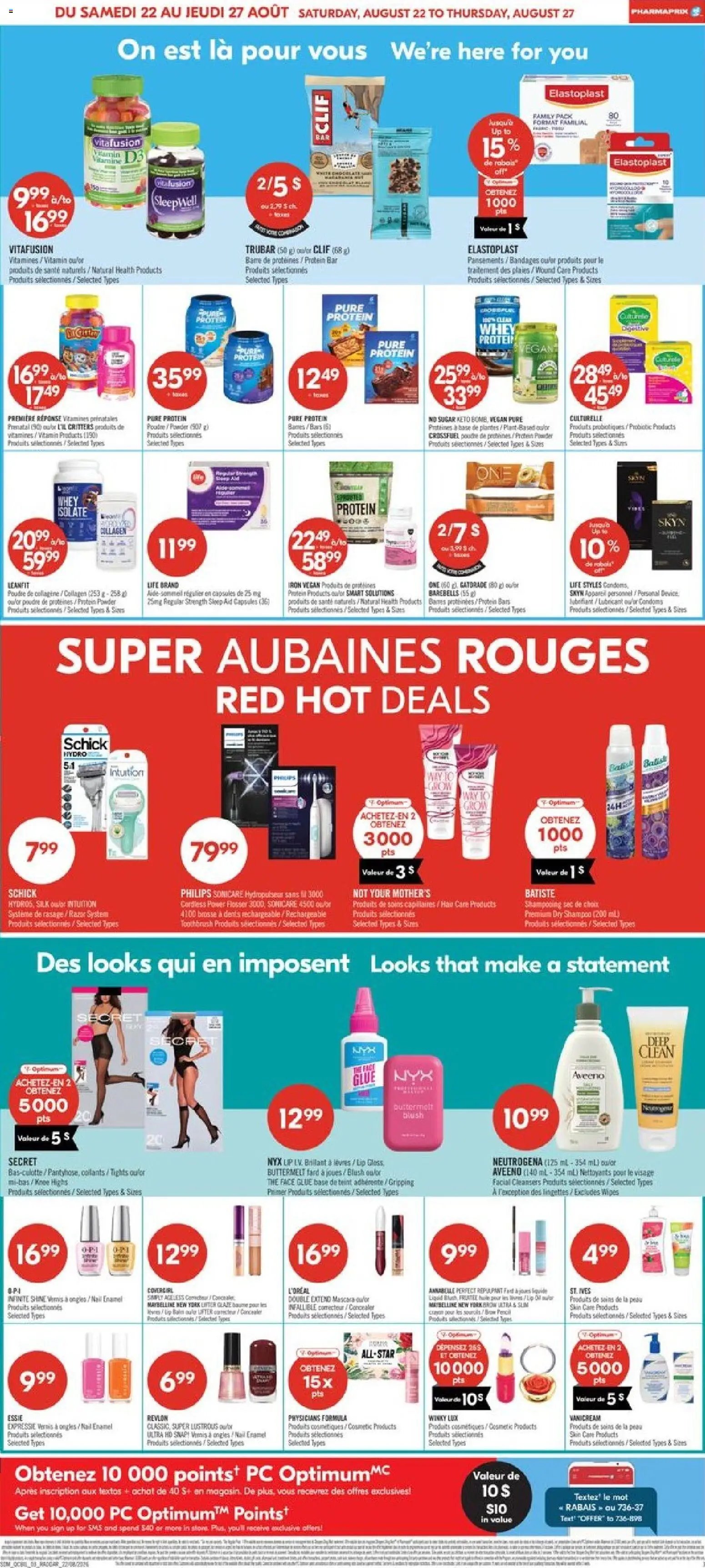 Pharmaprix weekly flyer / circulaire