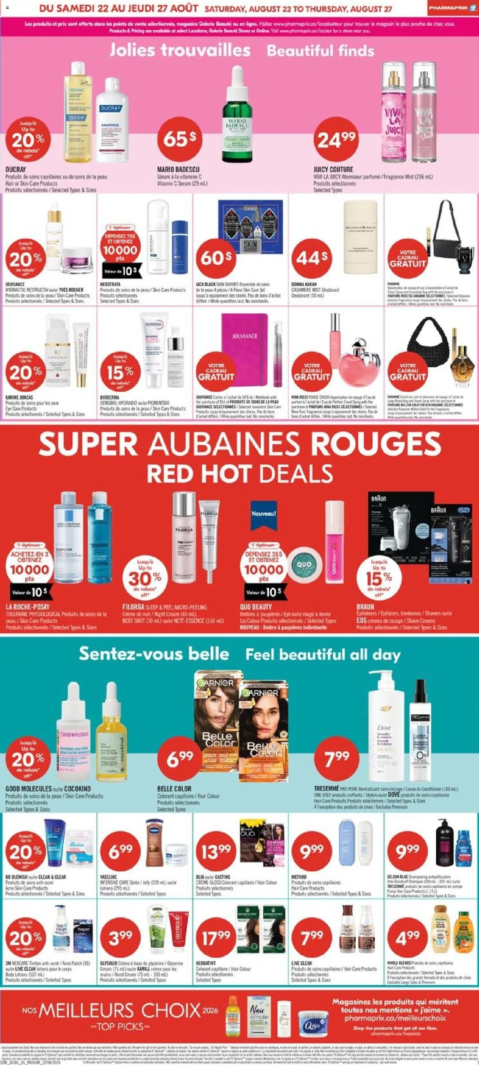 Pharmaprix weekly flyer / circulaire