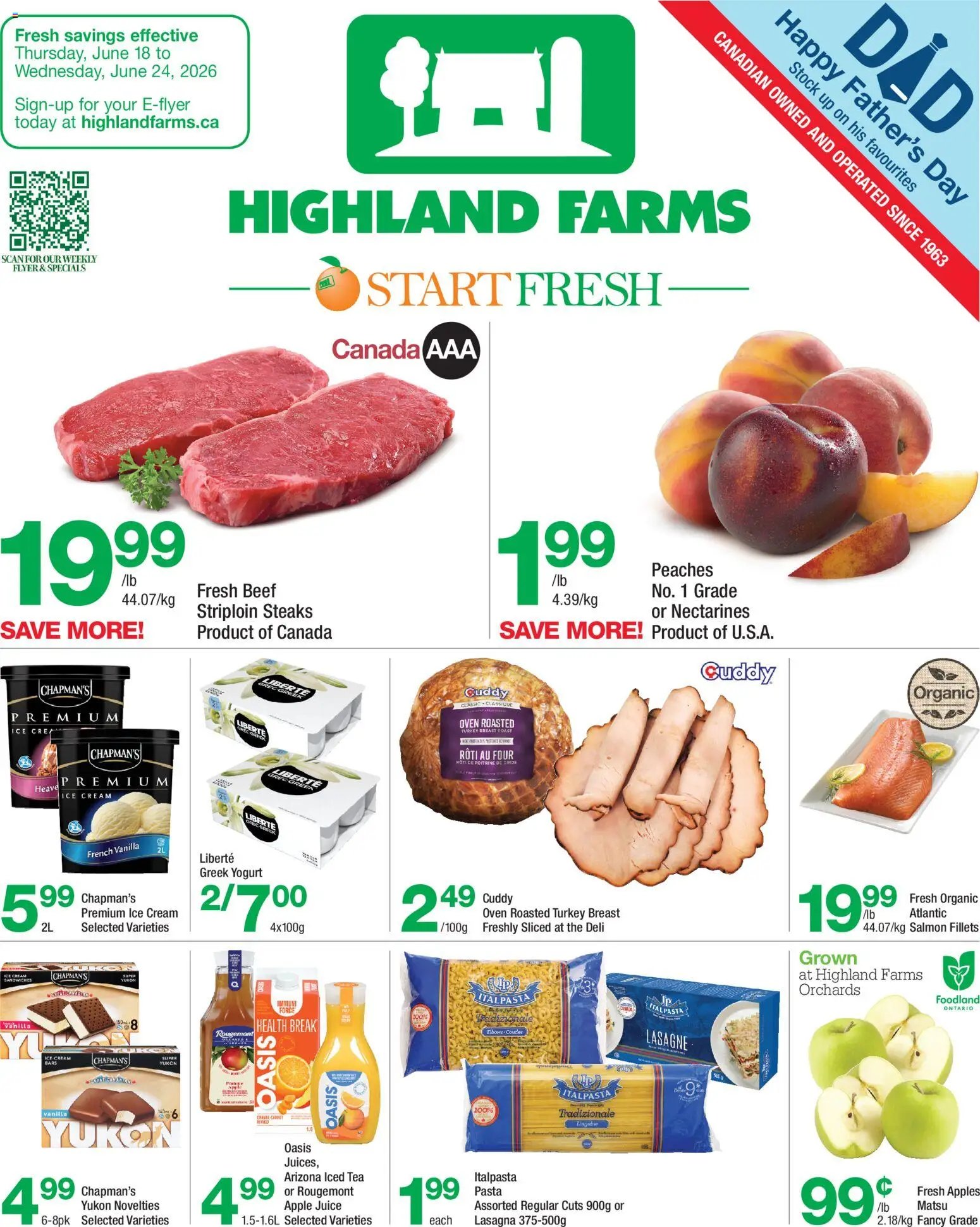 Highland Farms weekly flyer / circulaire