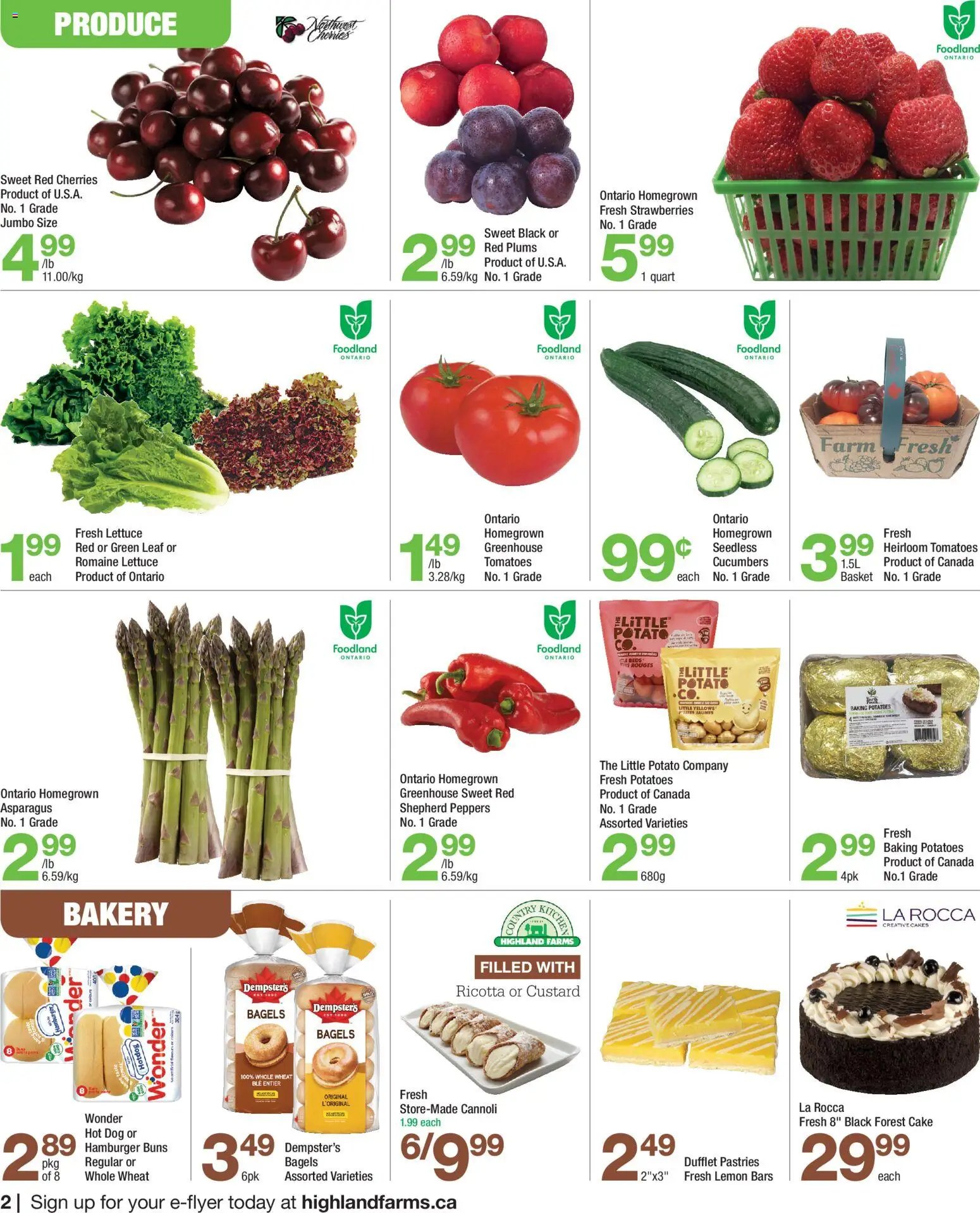Highland Farms weekly flyer / circulaire