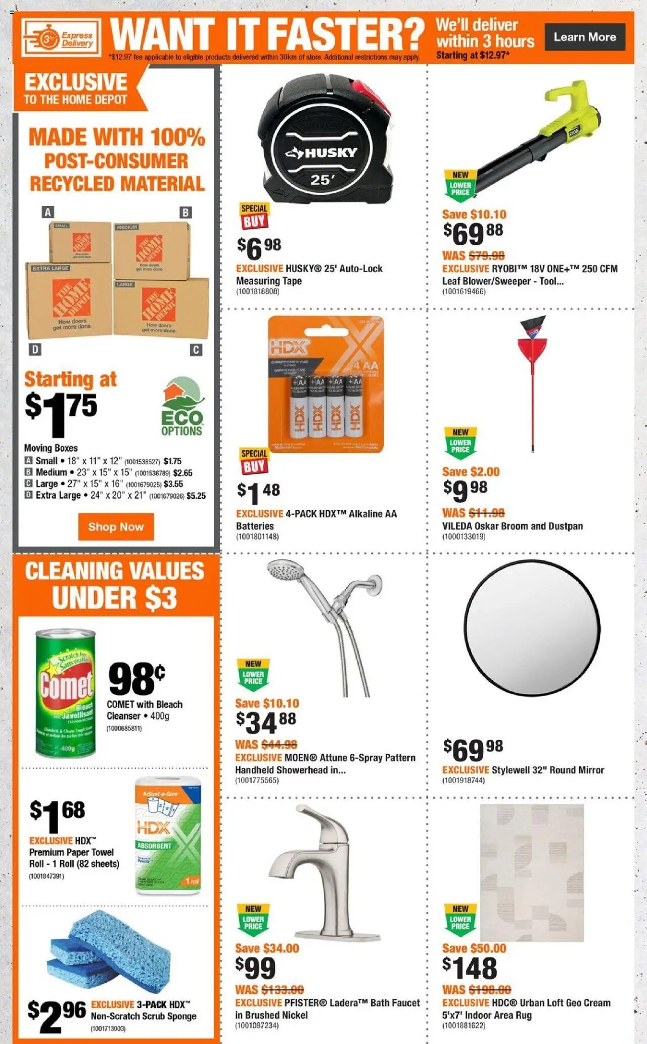 Home Depot flyer - QC