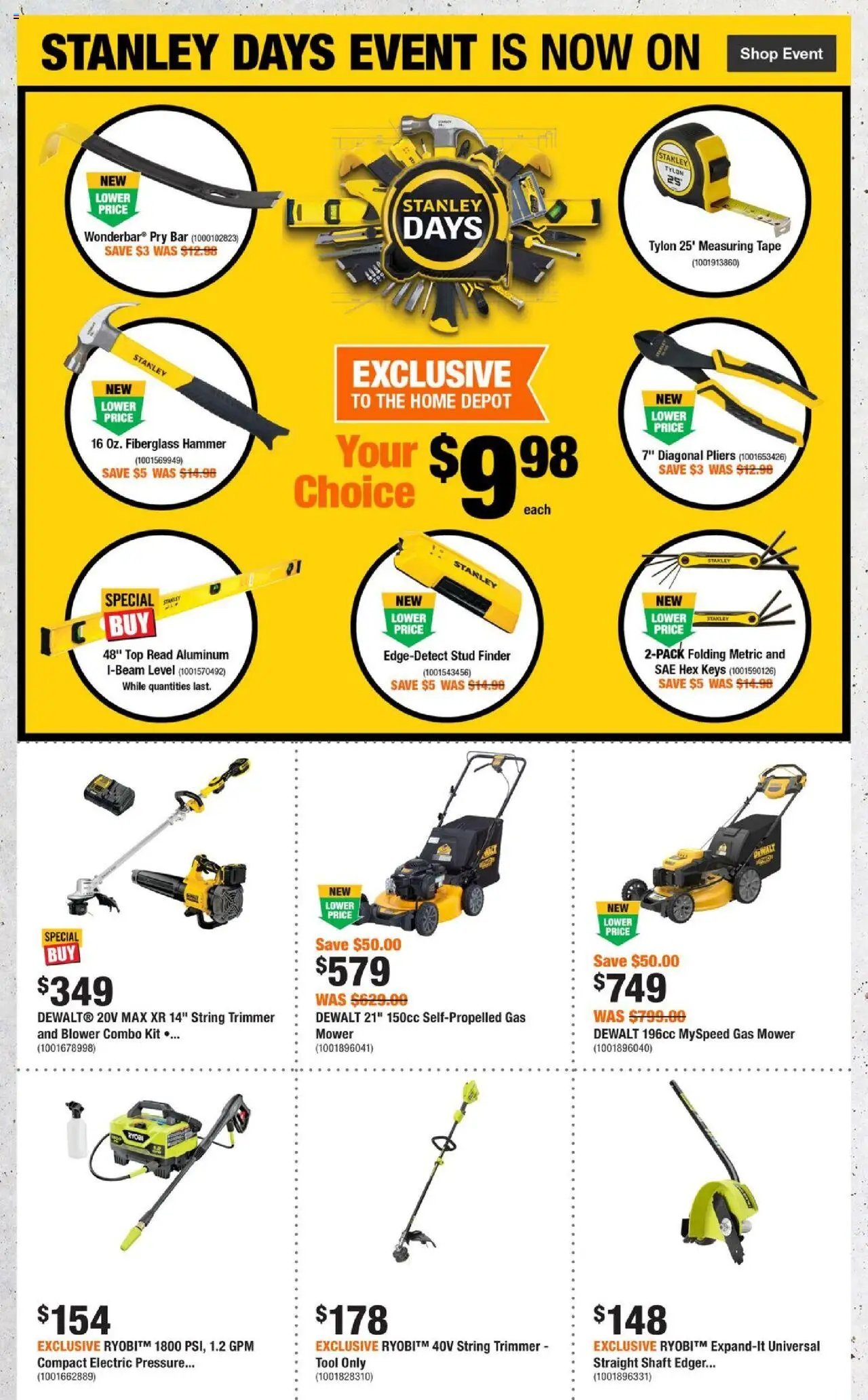 Home Depot flyer - QC