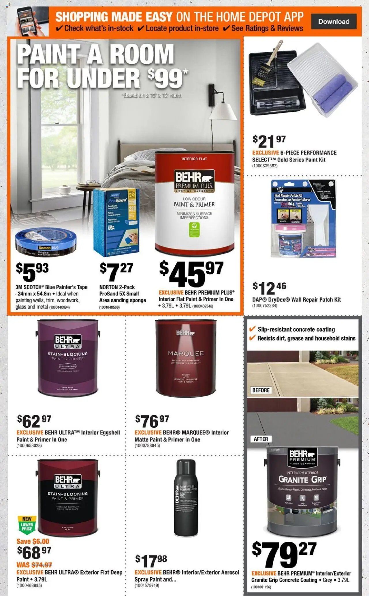 Home Depot flyer - QC