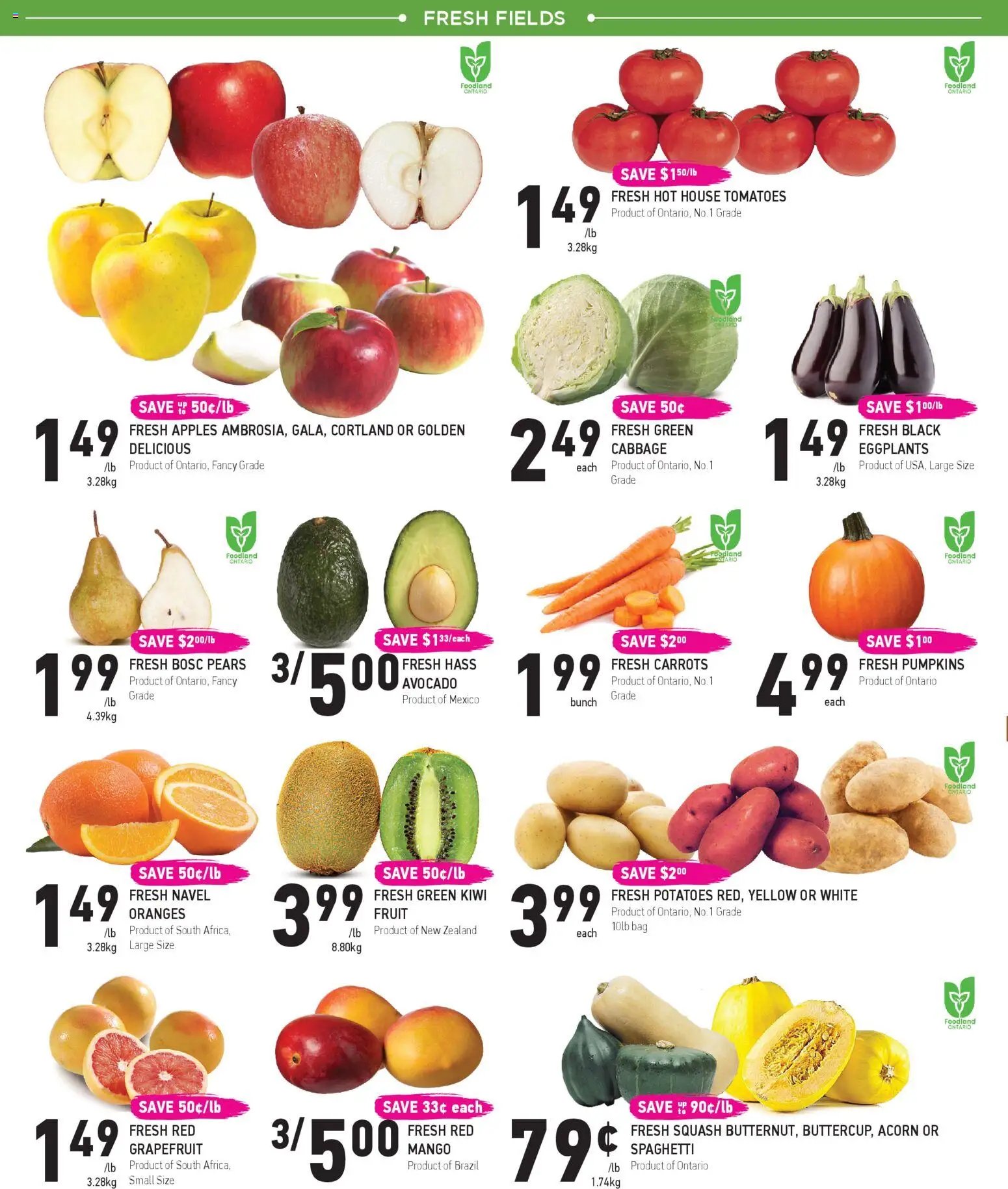 Coppas Fresh Market weekly flyer / circulaire