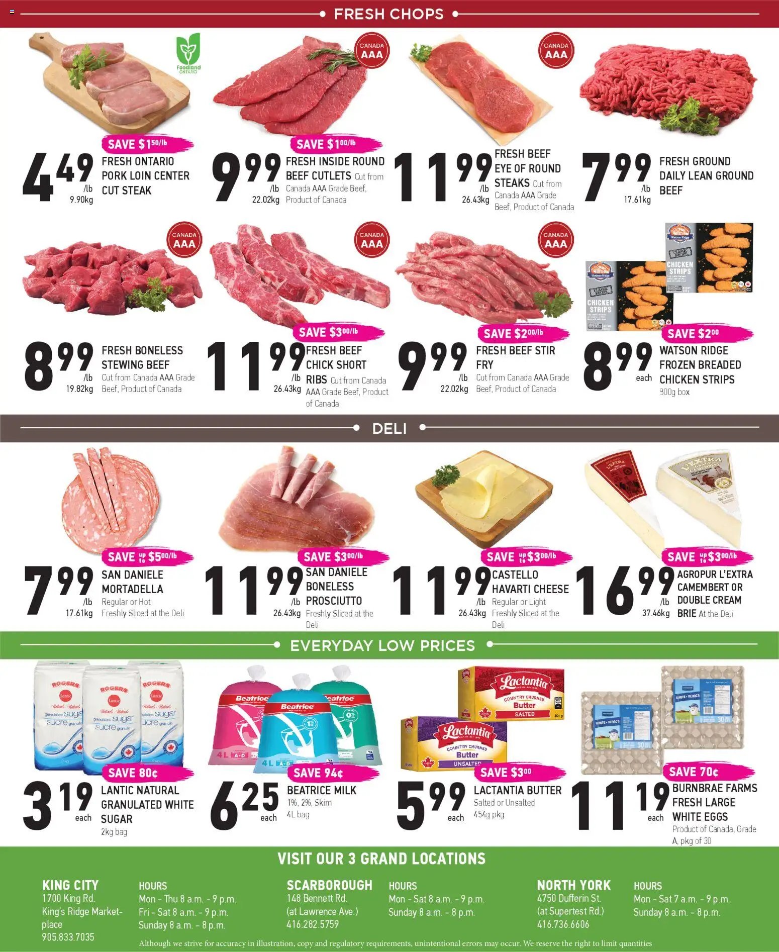 Coppas Fresh Market weekly flyer / circulaire