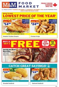 M&M Food Market weekly flyer / circulaire