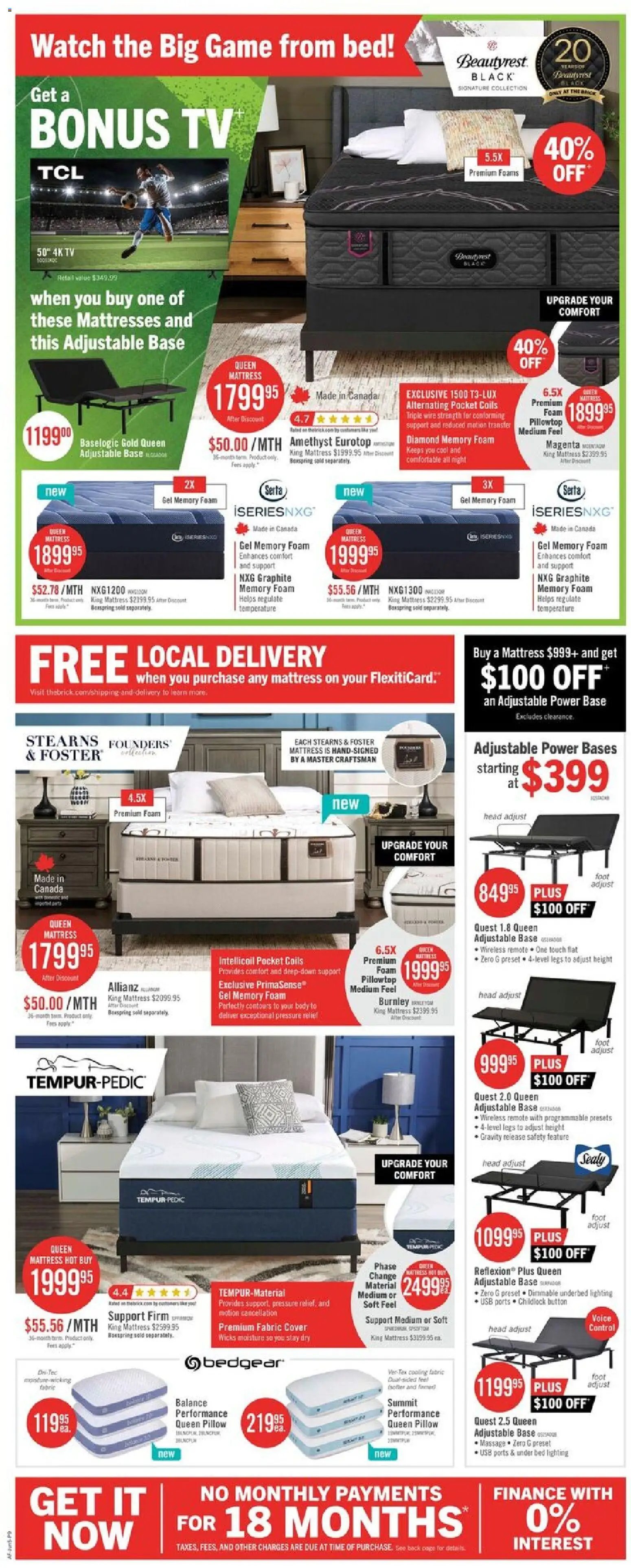 The Brick weekly flyer / circulaire
