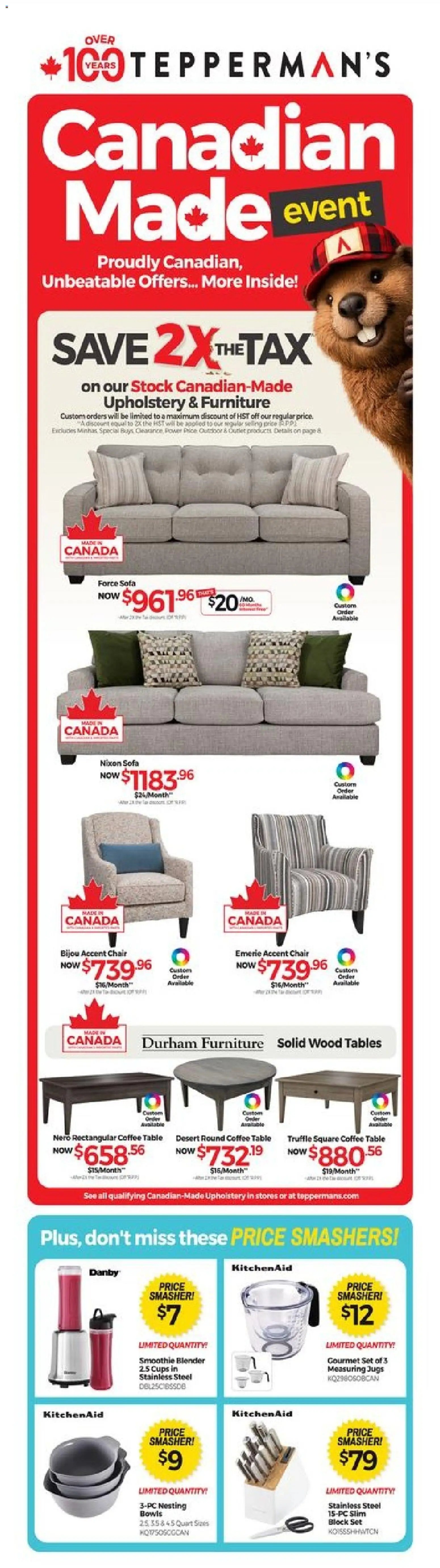 Tepperman's weekly flyer / circulaire