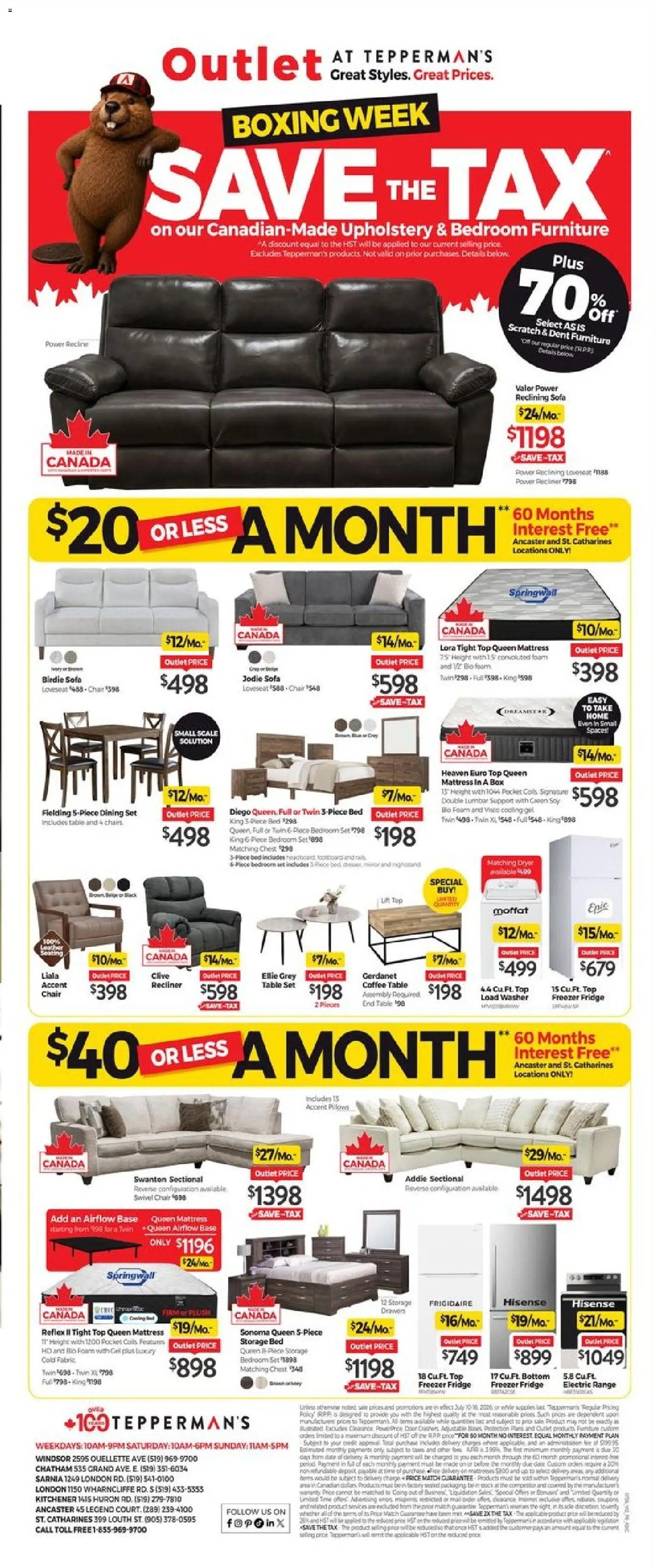 Tepperman's weekly flyer / circulaire