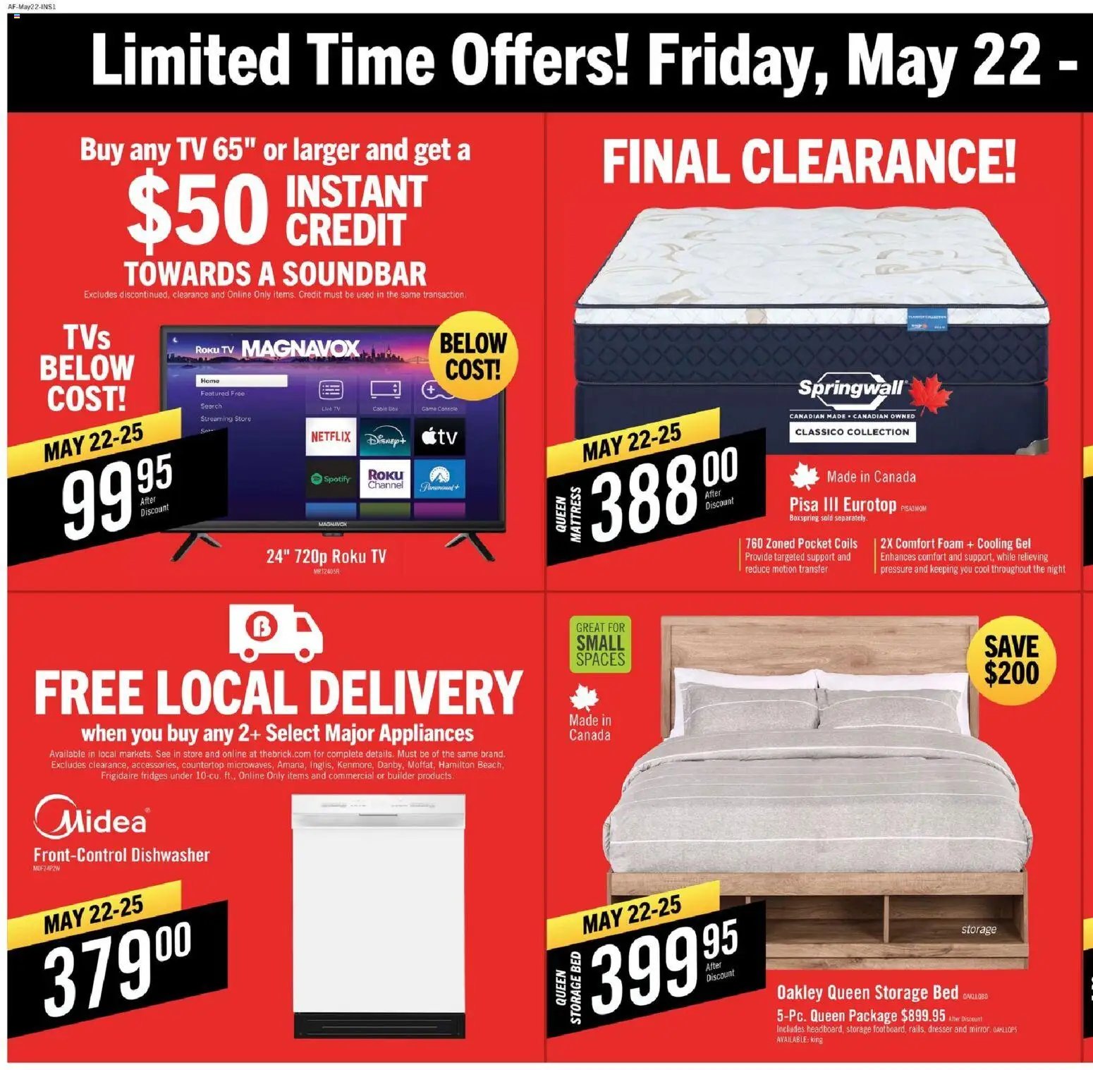 The Brick weekly flyer / circulaire (2026-05-22 - 2026-06-04) | 1