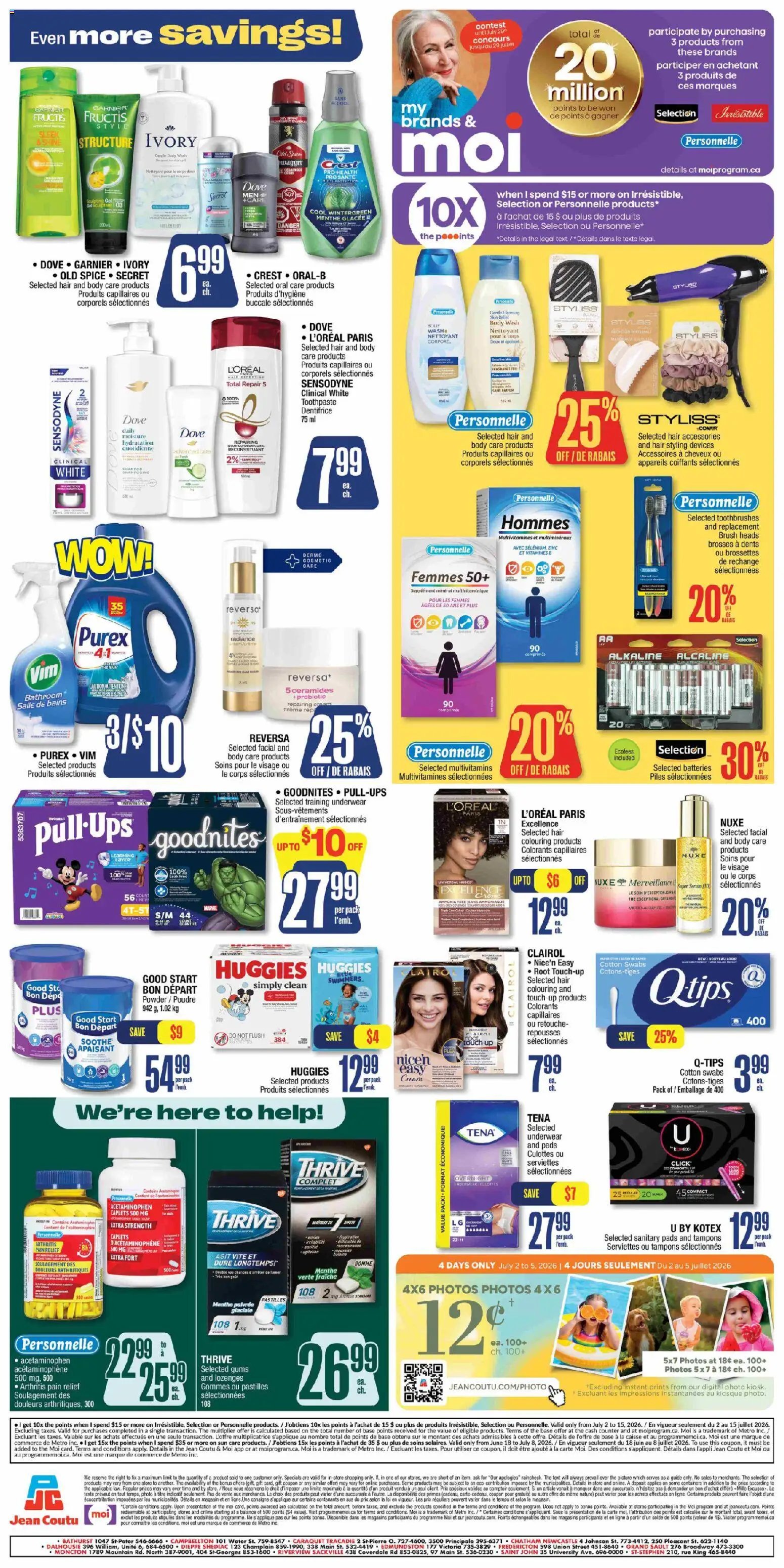 Jean Coutu weekly flyer