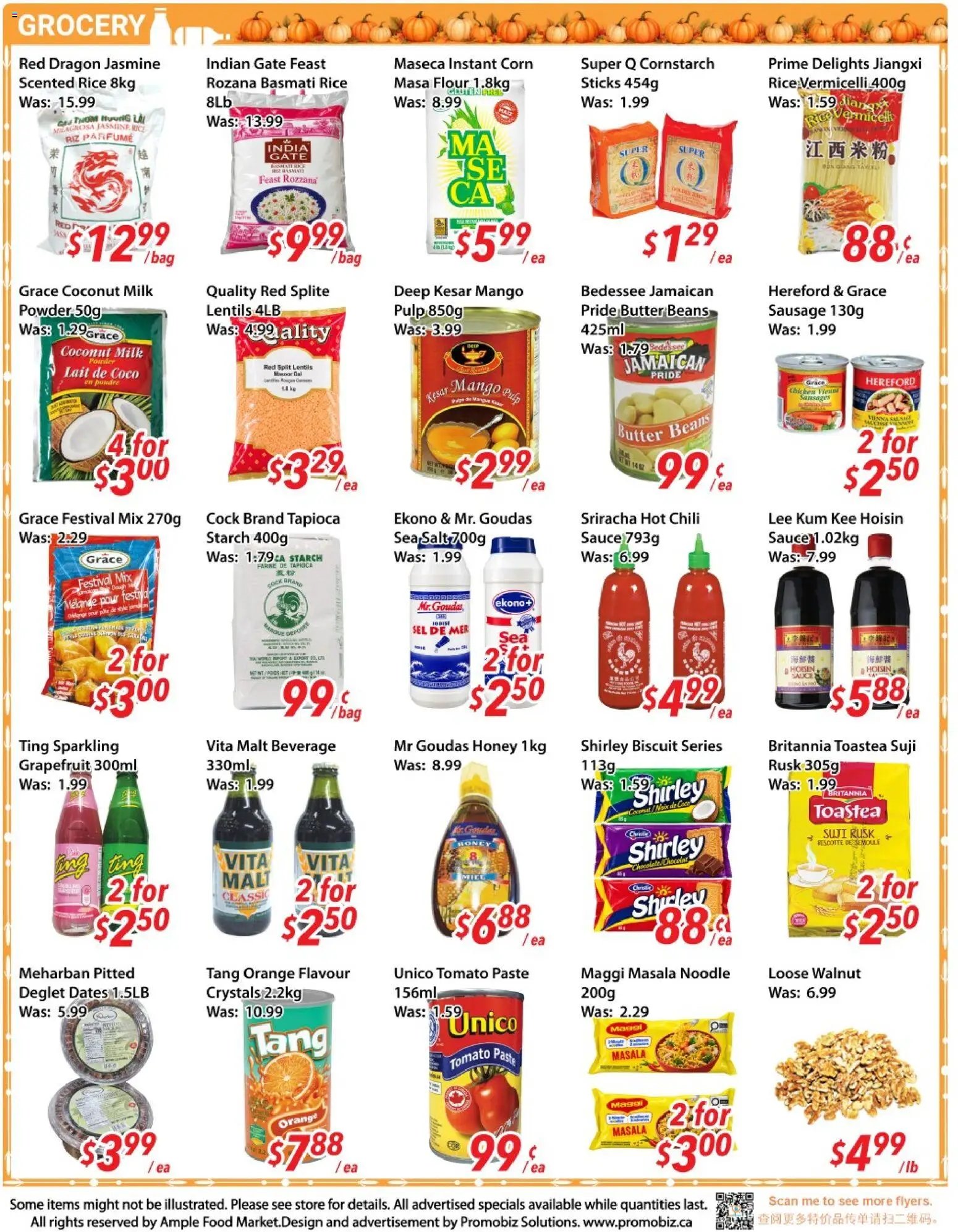 Ample Food Market weekly flyer / circulaire