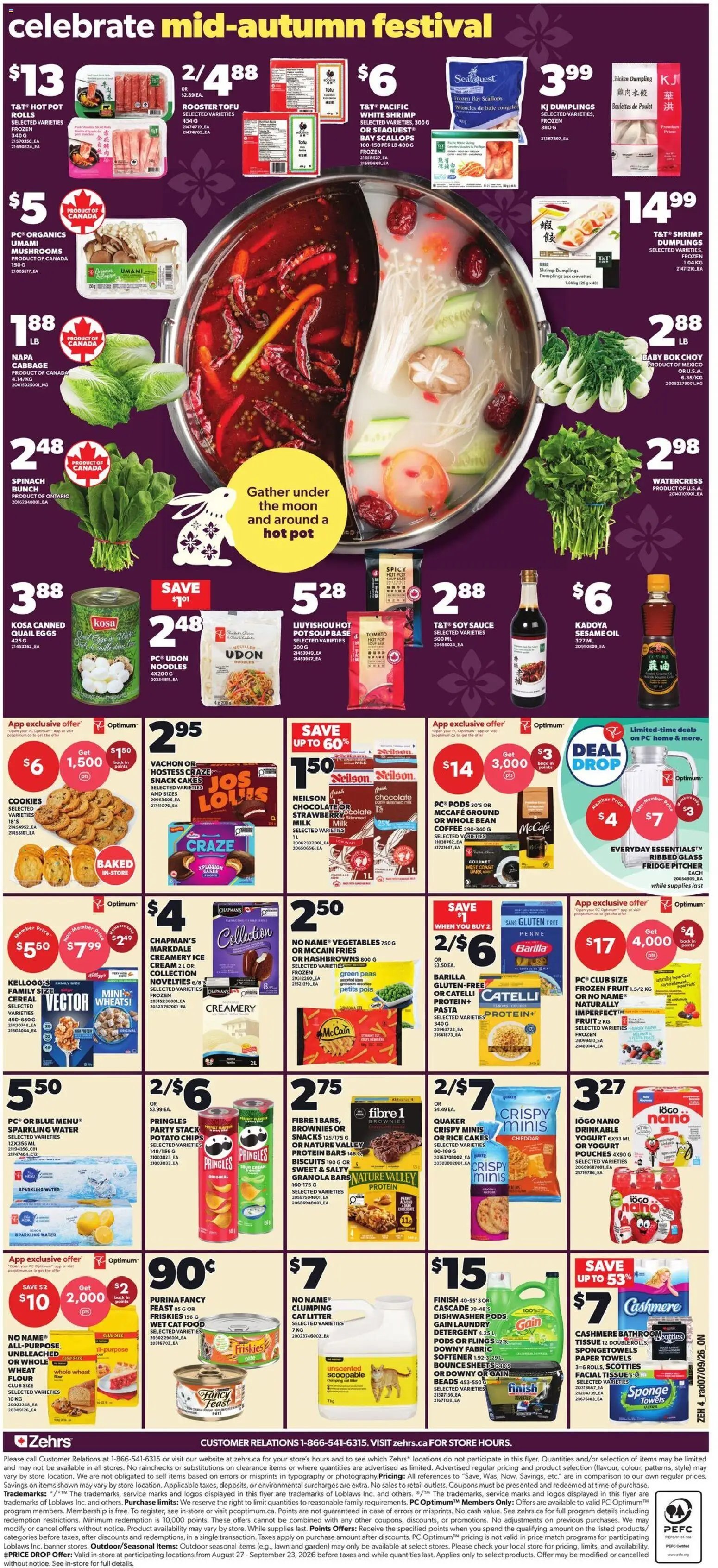 Zehrs weekly flyer / circulaire