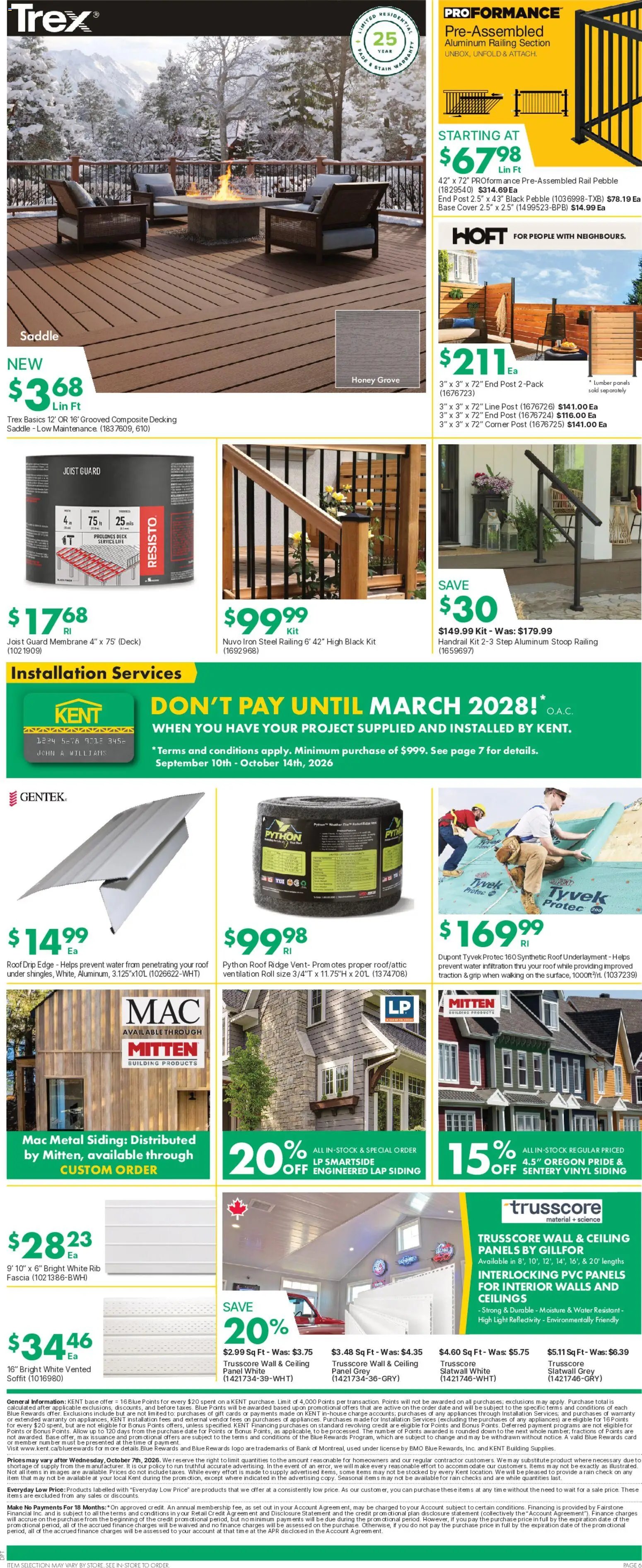Kent weekly flyer / circulaire