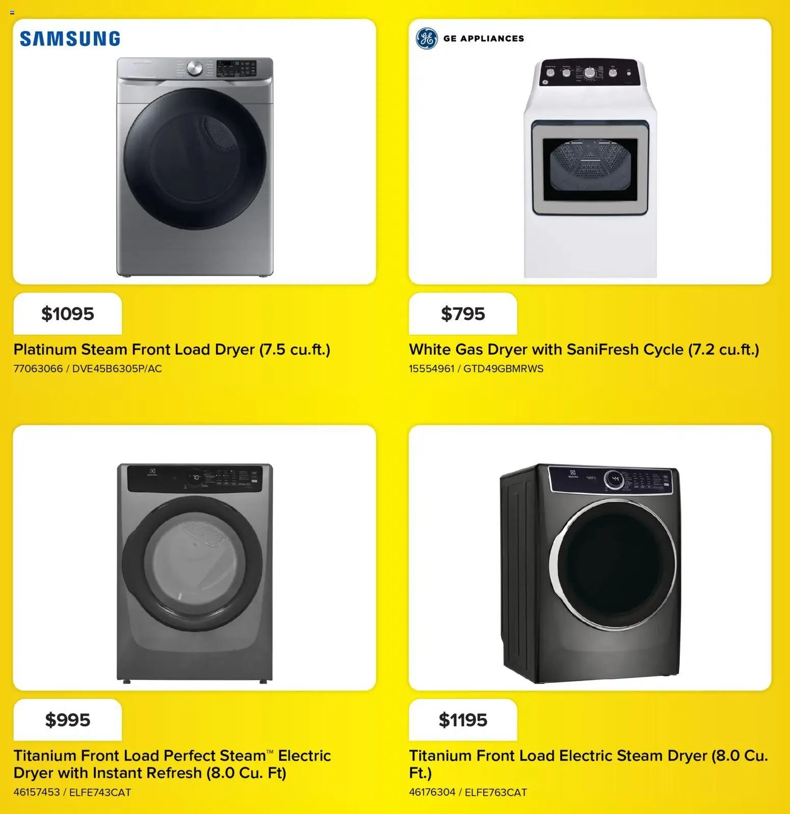 Leon's flyer - BBFL Appliances