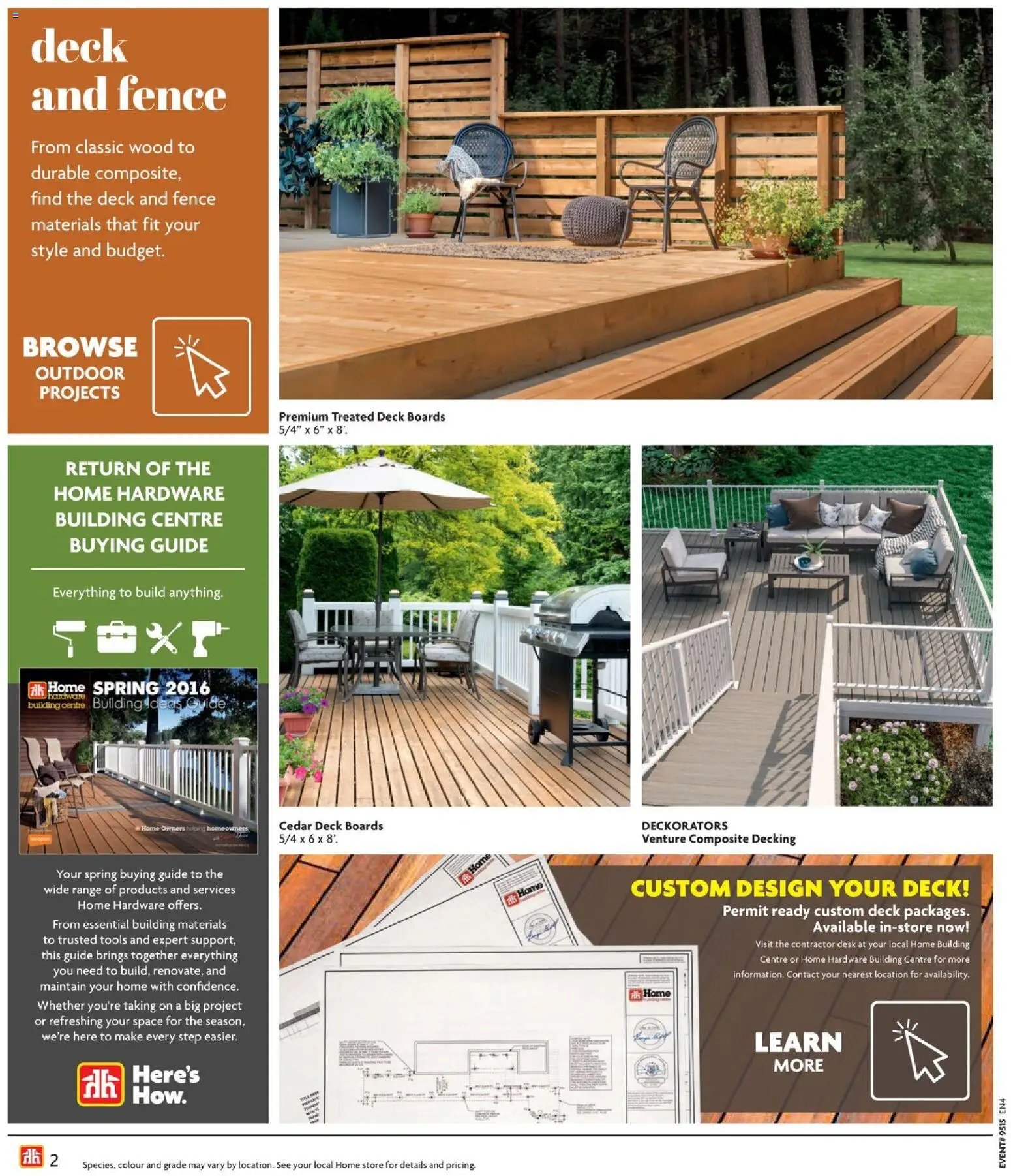 Home Hardware flyer - Building Guide (2026-04-09 - 2026-07-31) | 2