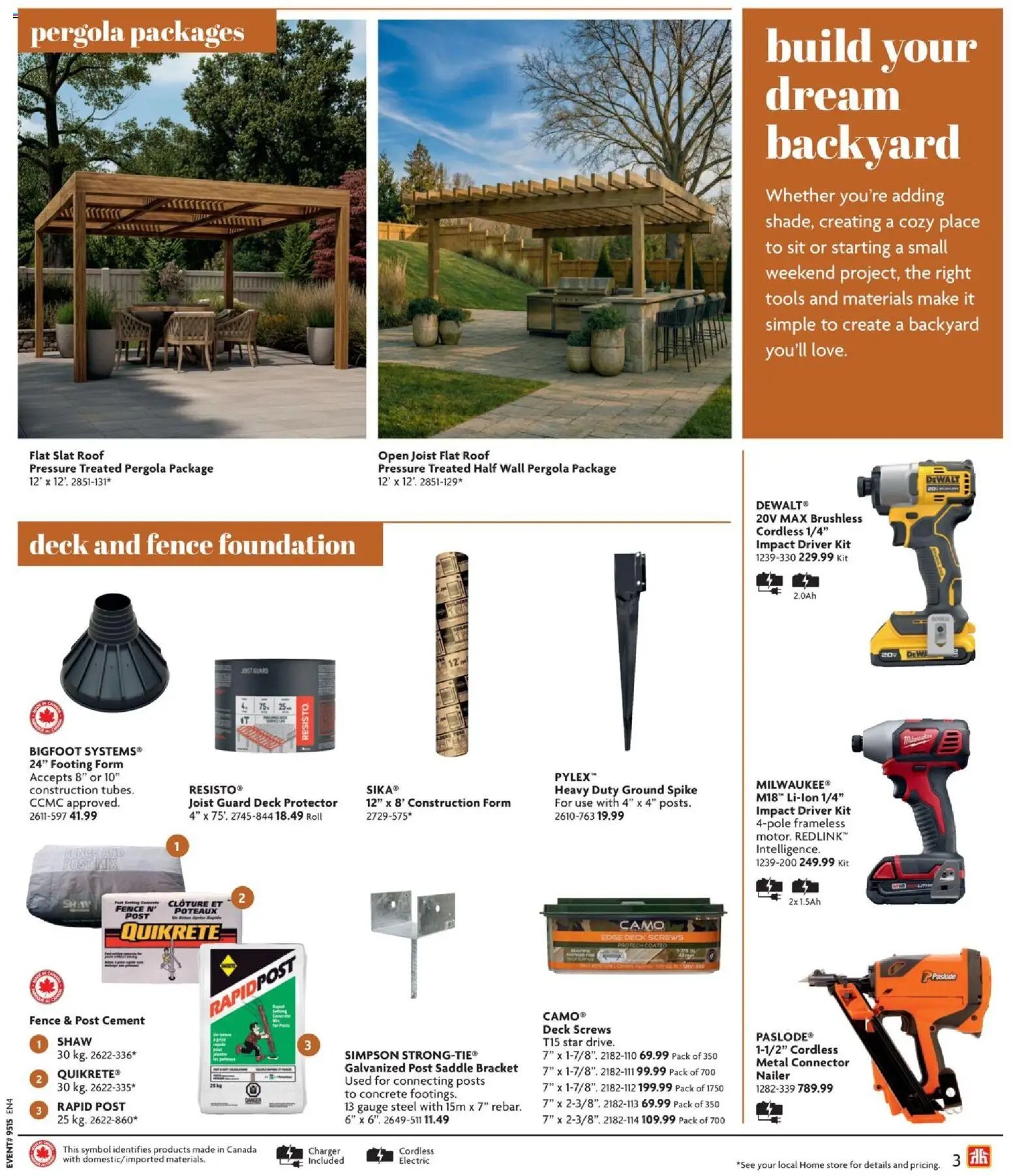 Home Hardware flyer - Building Guide (2026-04-09 - 2026-07-31) | 3