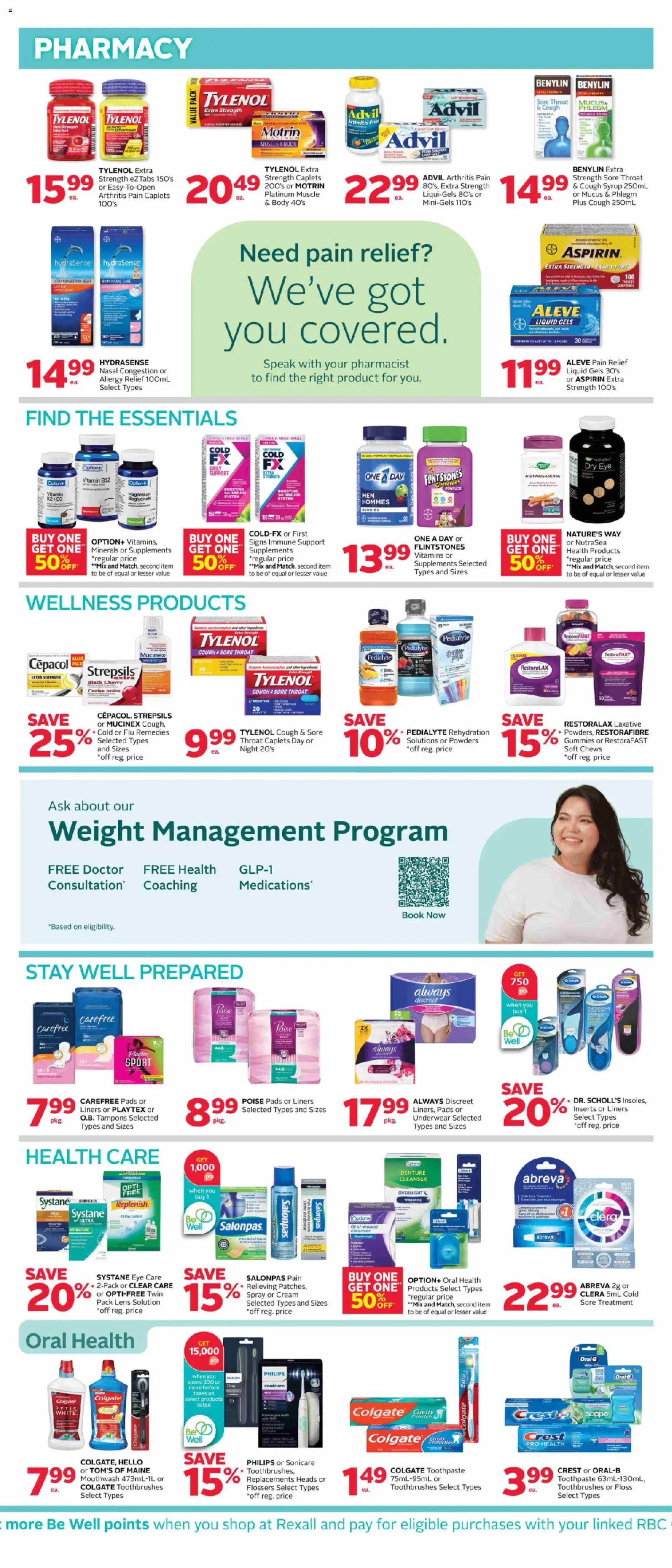 Rexall weekly flyer / circulaire