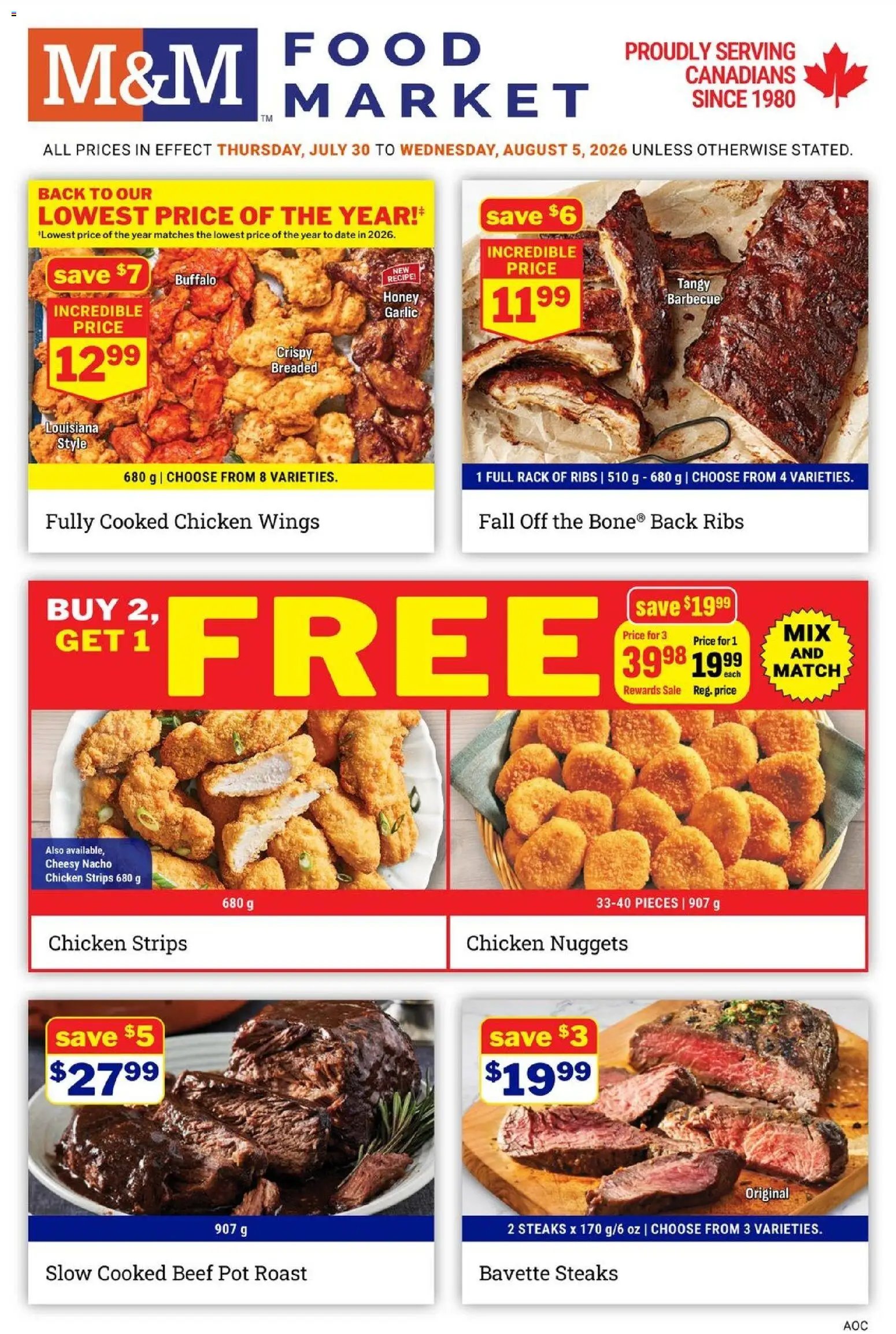 M&M Food Market weekly flyer / circulaire