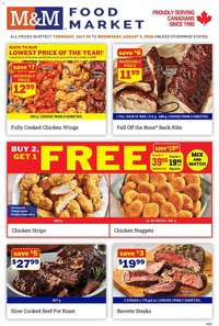 M&M Food Market weekly flyer / circulaire