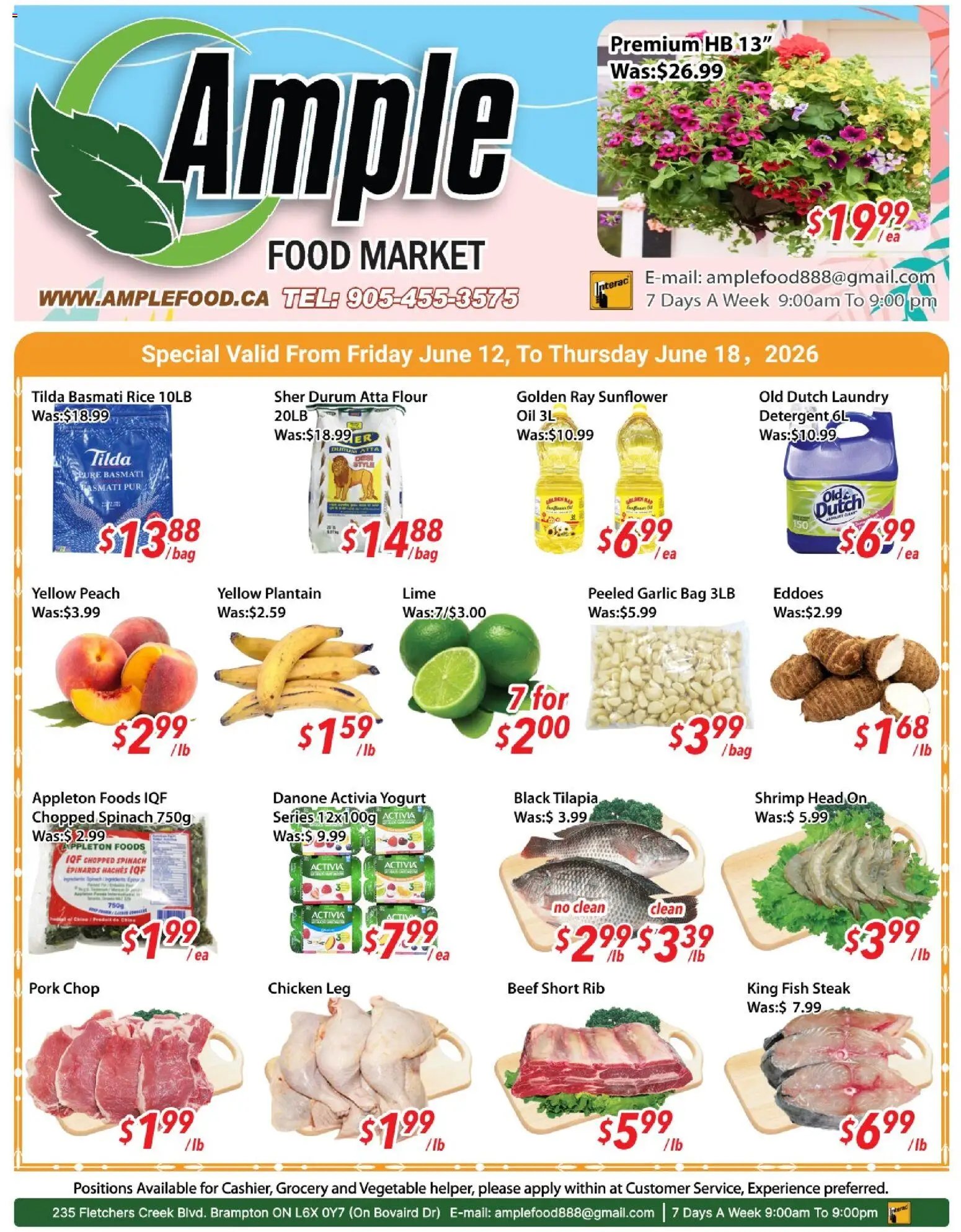 Ample Food Market weekly flyer / circulaire