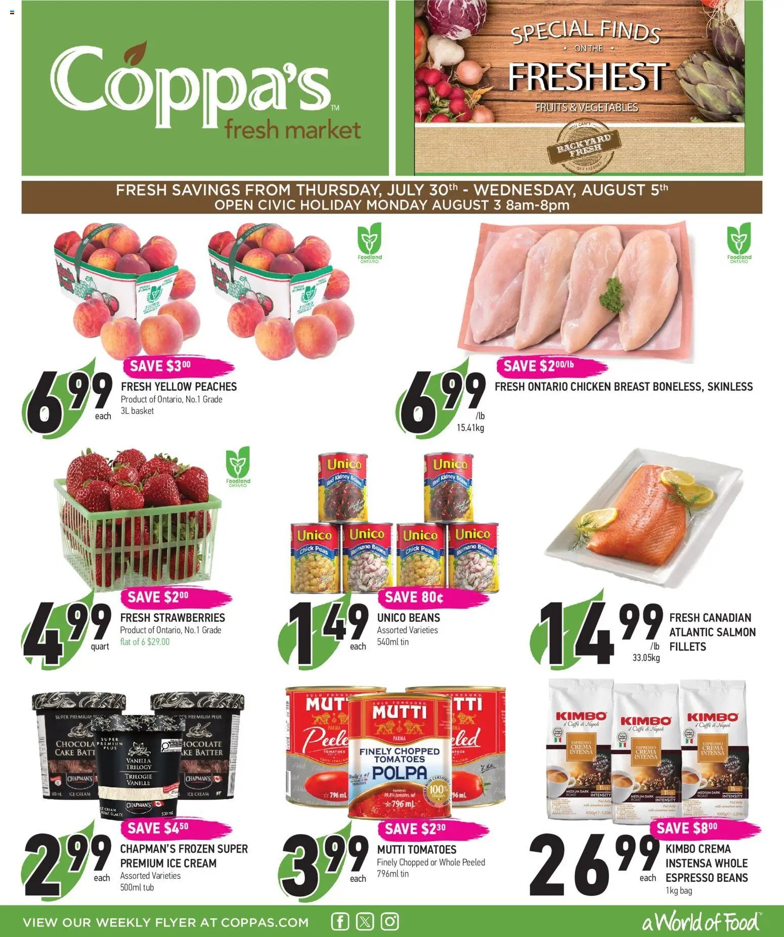 Coppas Fresh Market weekly flyer / circulaire