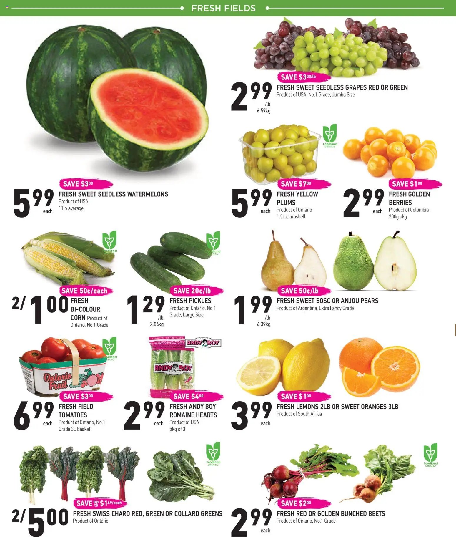 Coppas Fresh Market weekly flyer / circulaire