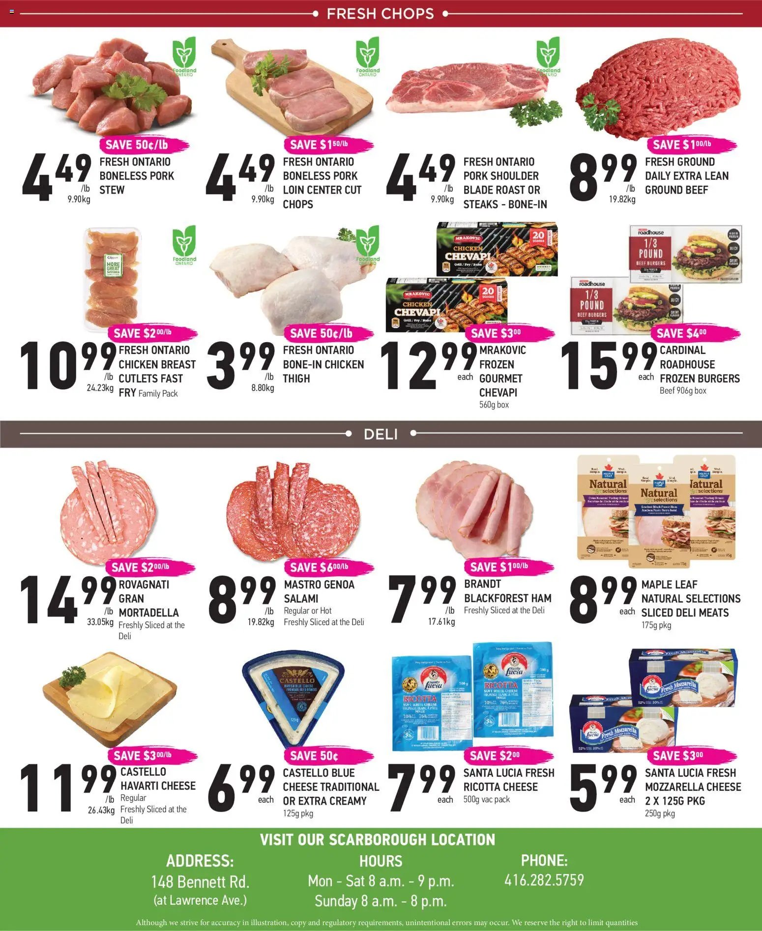 Coppas Fresh Market weekly flyer / circulaire