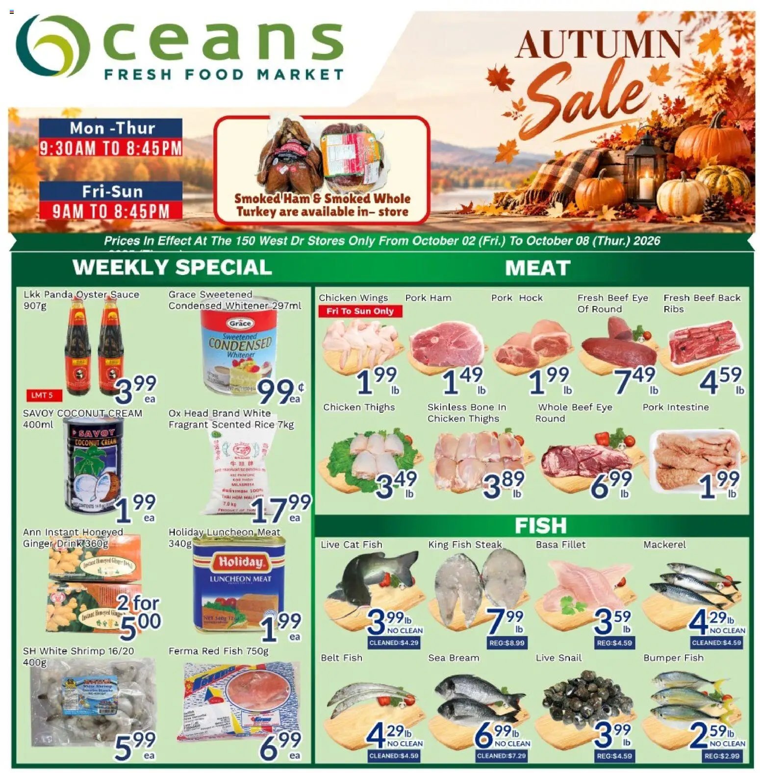 Oceans weekly flyer / circulaire