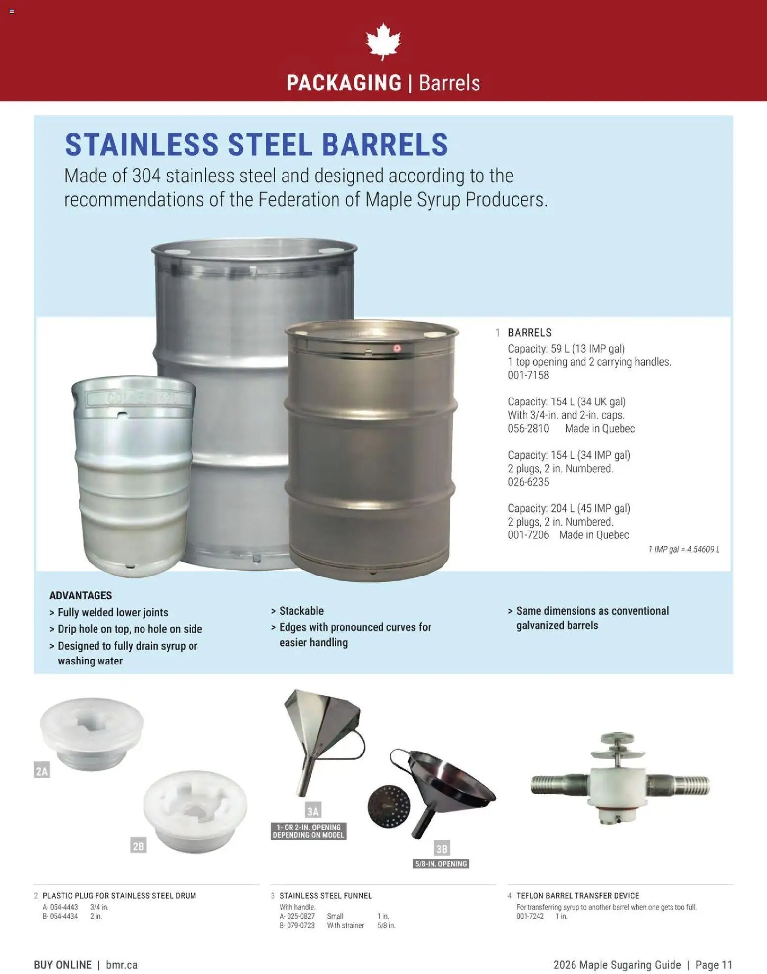 BMR - Agrizone Maple Sugaring Guide (2026-01-01 - 2026-12-31) | 11