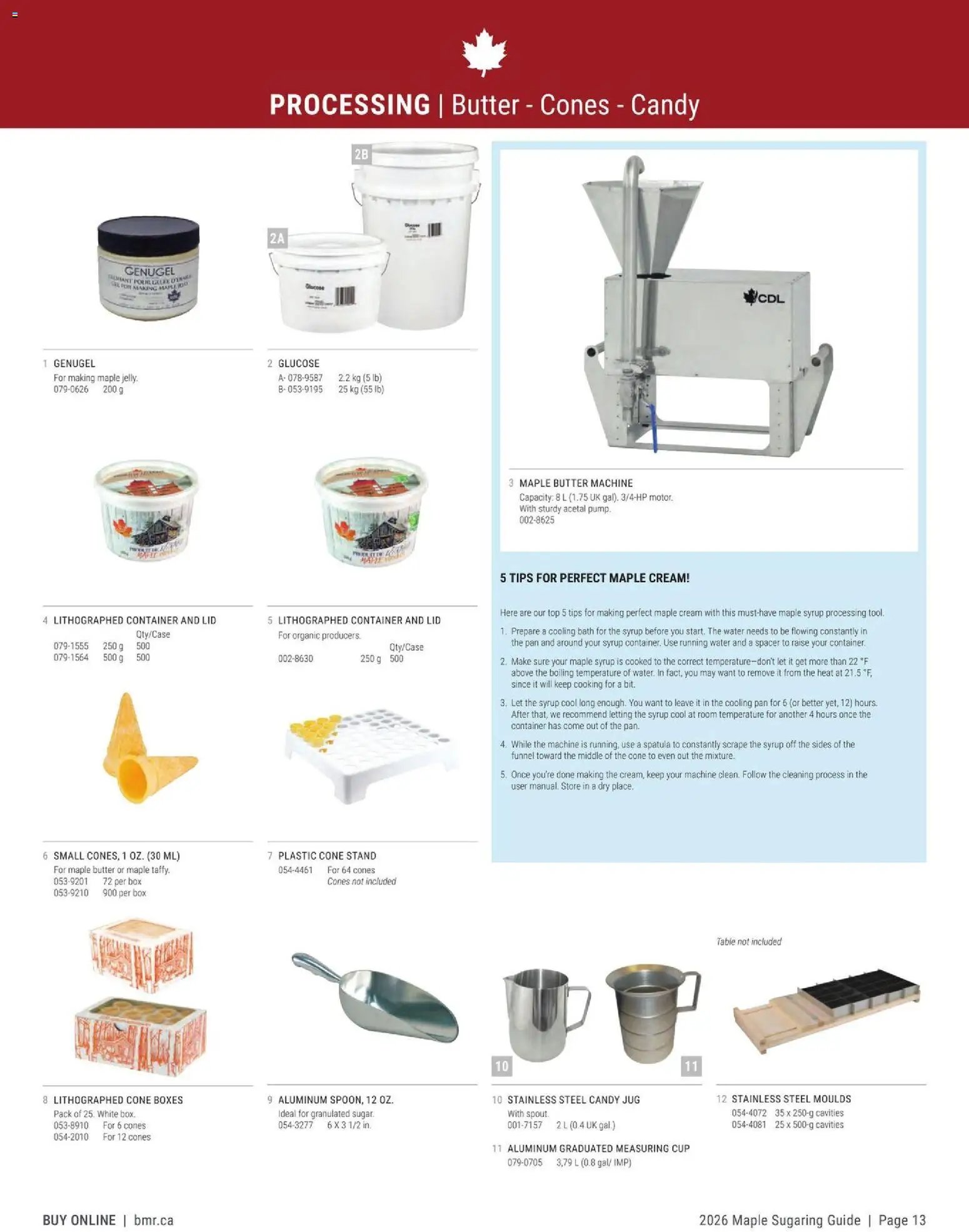 BMR - Agrizone Maple Sugaring Guide (2026-01-01 - 2026-12-31) | 13