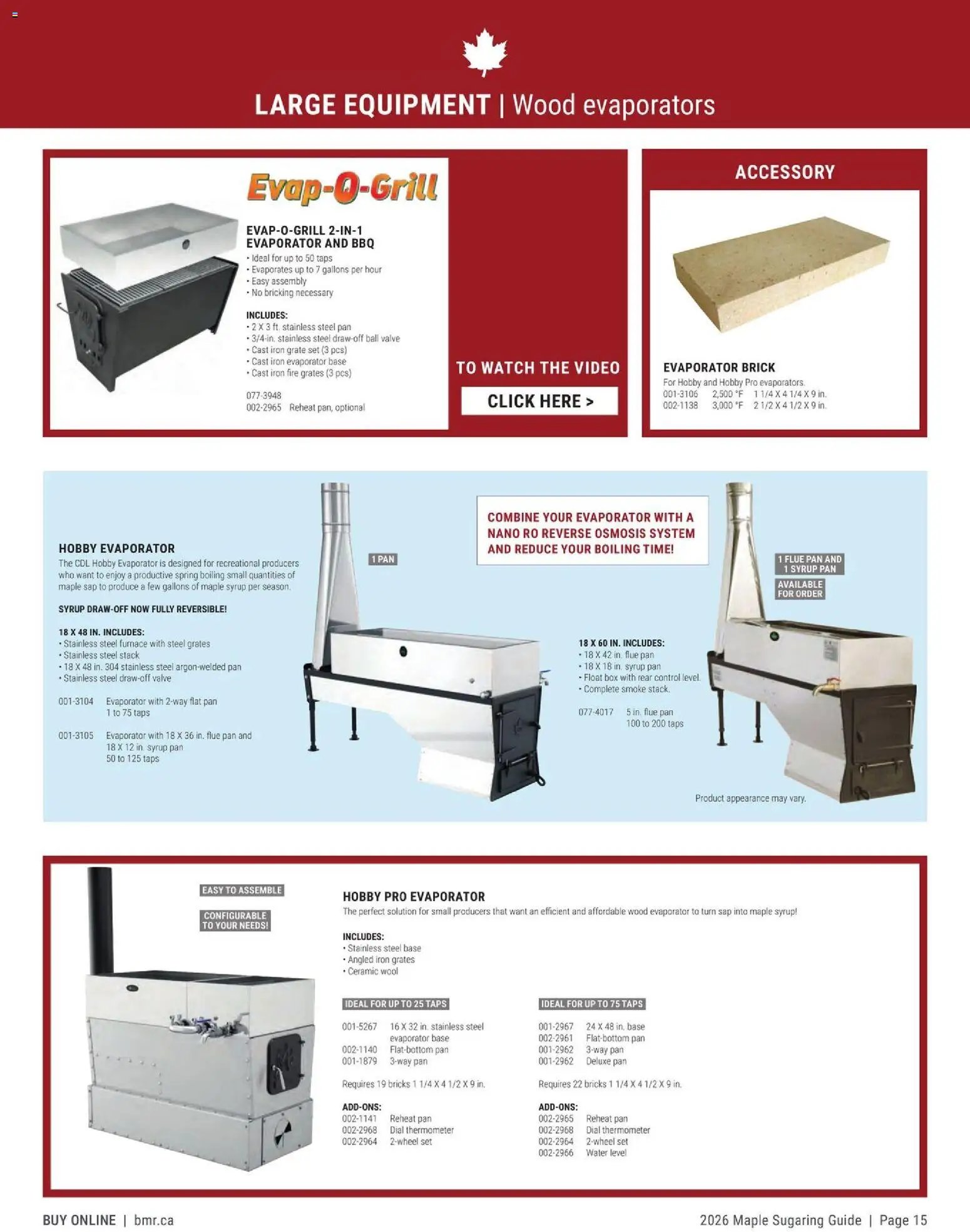 BMR - Agrizone Maple Sugaring Guide (2026-01-01 - 2026-12-31) | 15