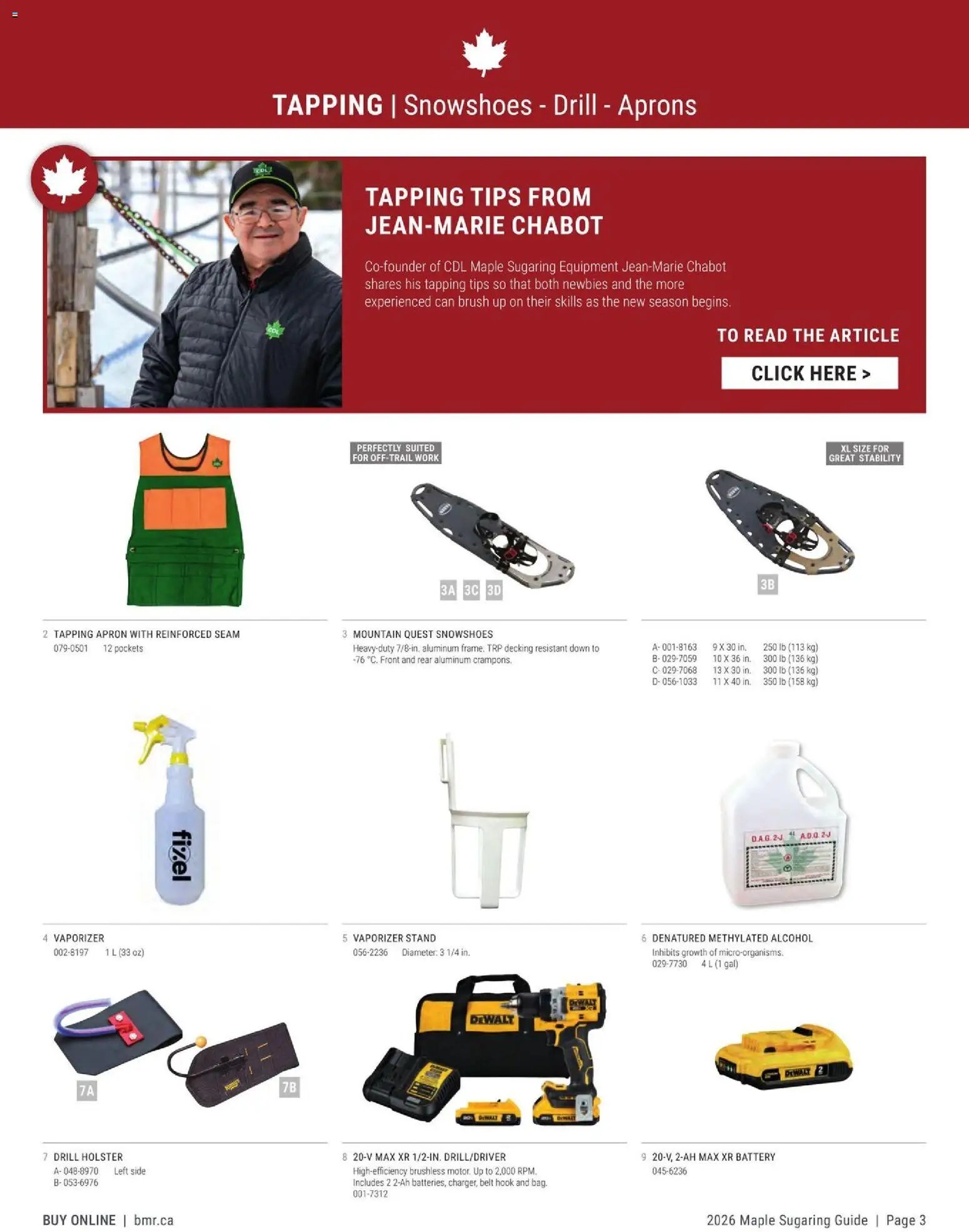 BMR - Agrizone Maple Sugaring Guide (2026-01-01 - 2026-12-31) | 3