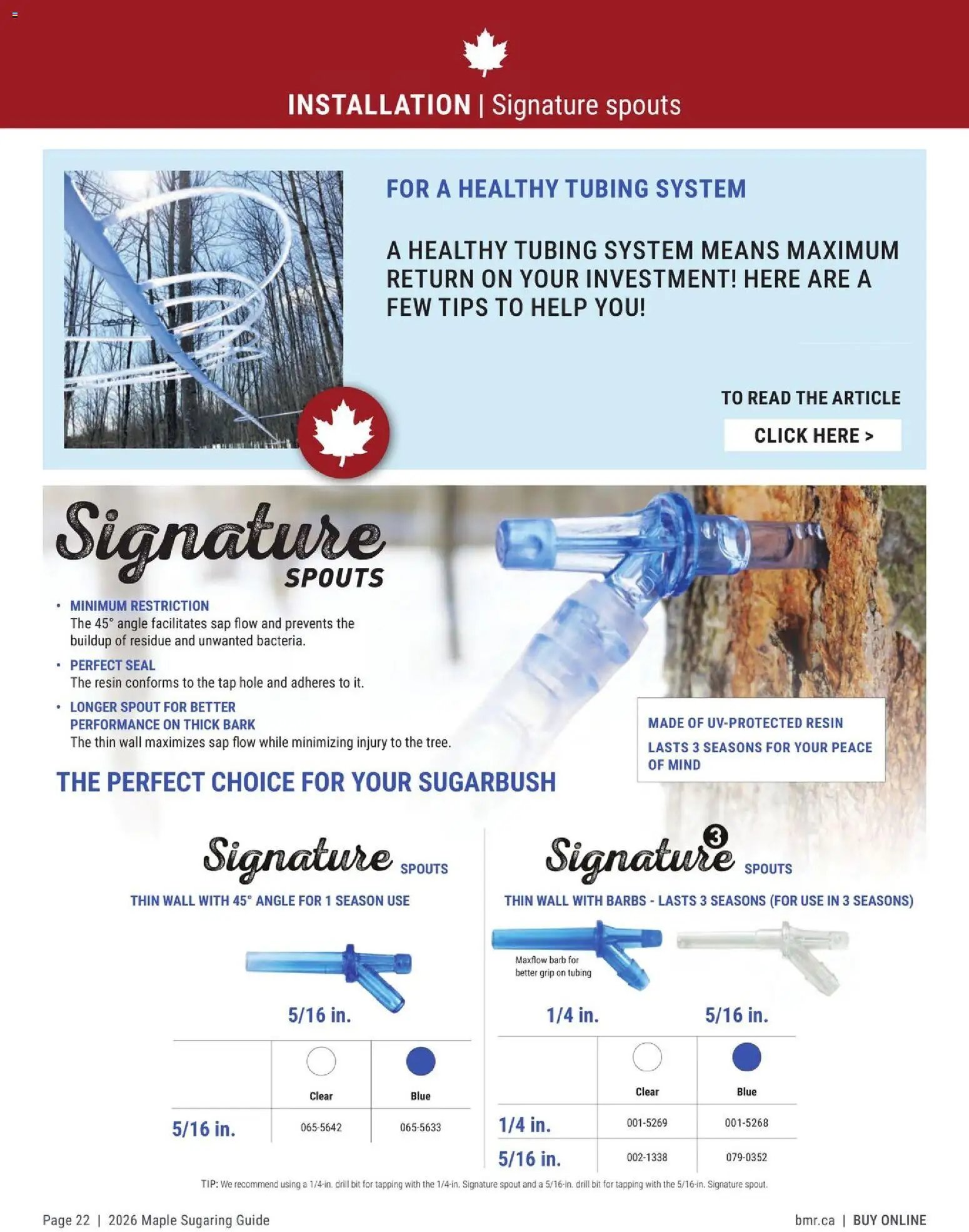 BMR - Agrizone Maple Sugaring Guide (2026-01-01 - 2026-12-31) | 22