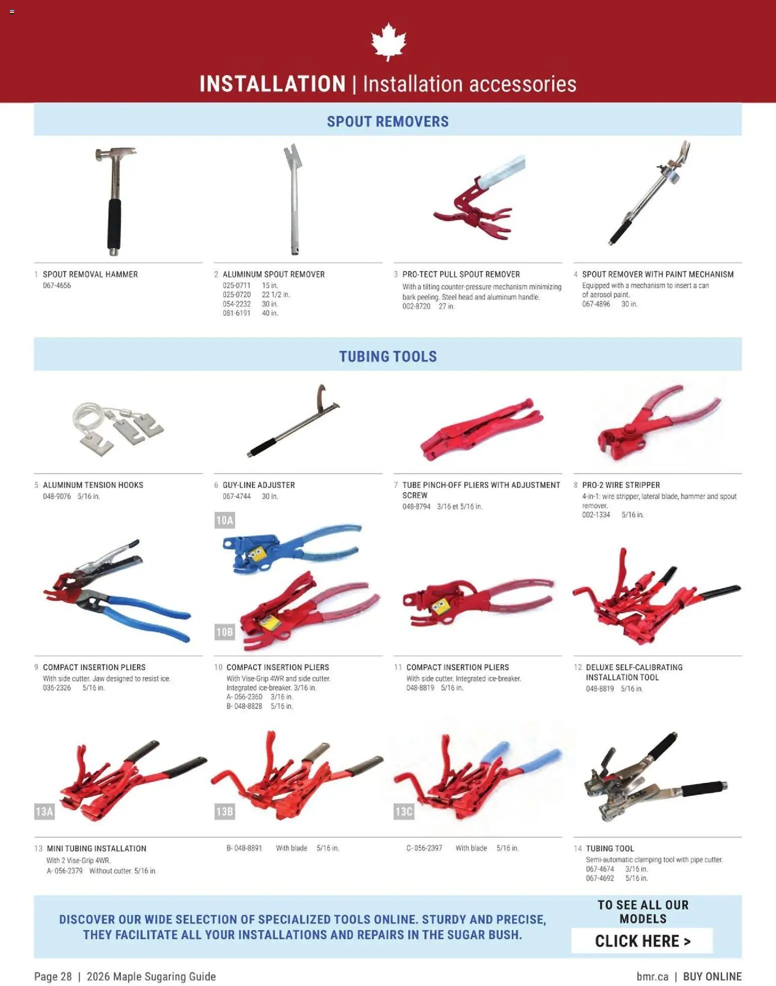 BMR - Agrizone Maple Sugaring Guide (2026-01-01 - 2026-12-31) | 28