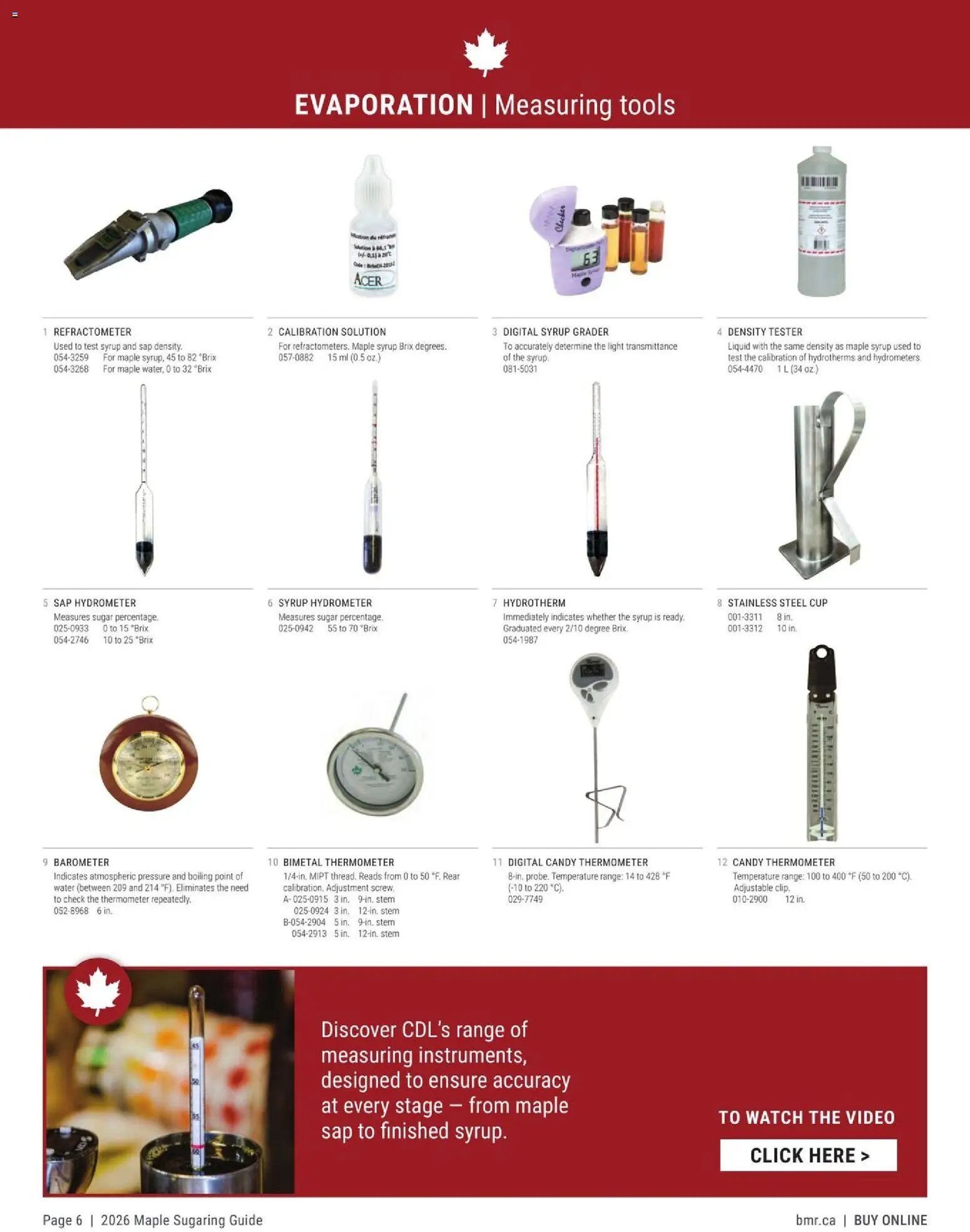 BMR - Agrizone Maple Sugaring Guide (2026-01-01 - 2026-12-31) | 6