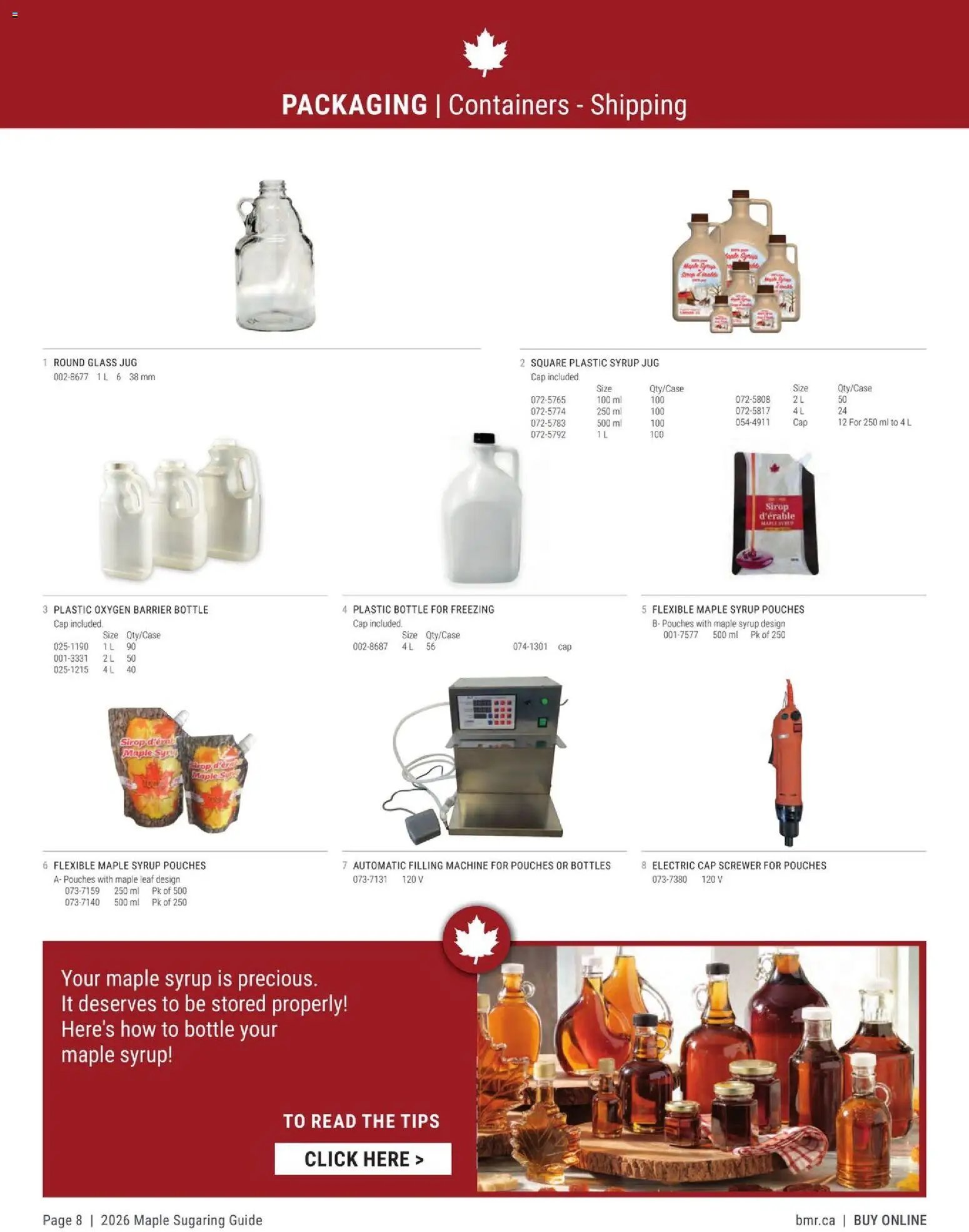 BMR - Agrizone Maple Sugaring Guide (2026-01-01 - 2026-12-31) | 8