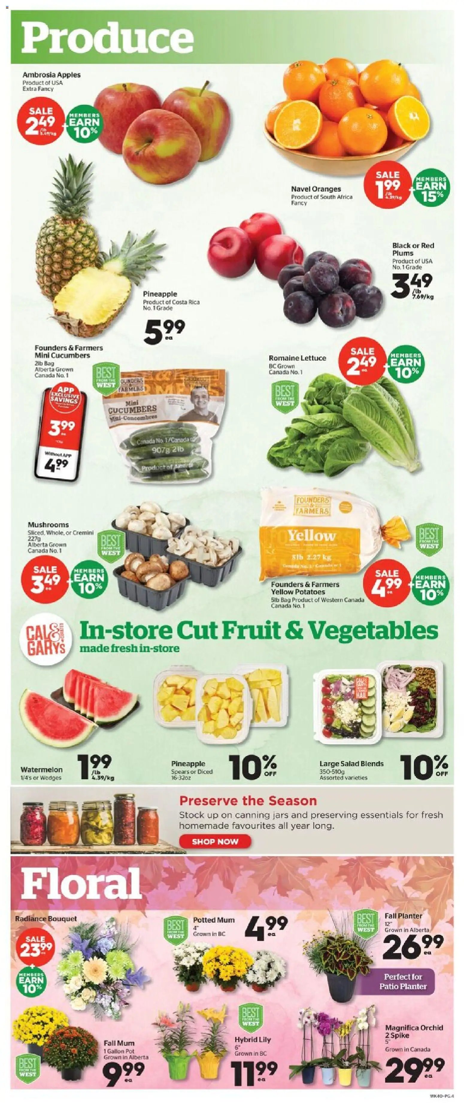 Calgary Co-op weekly flyer / circulaire