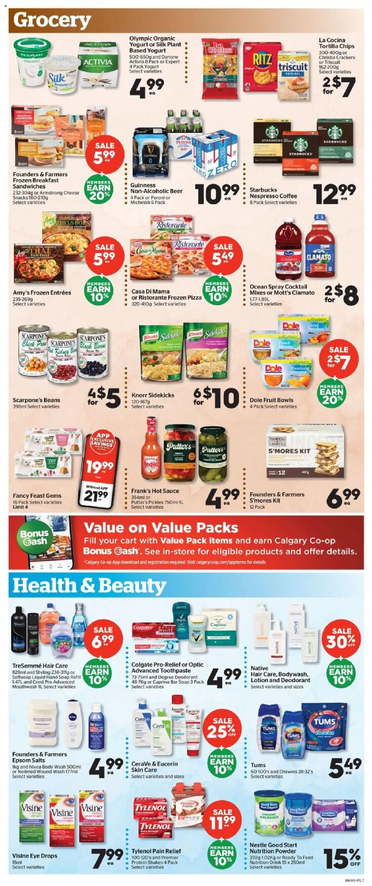 Calgary Co-op weekly flyer / circulaire