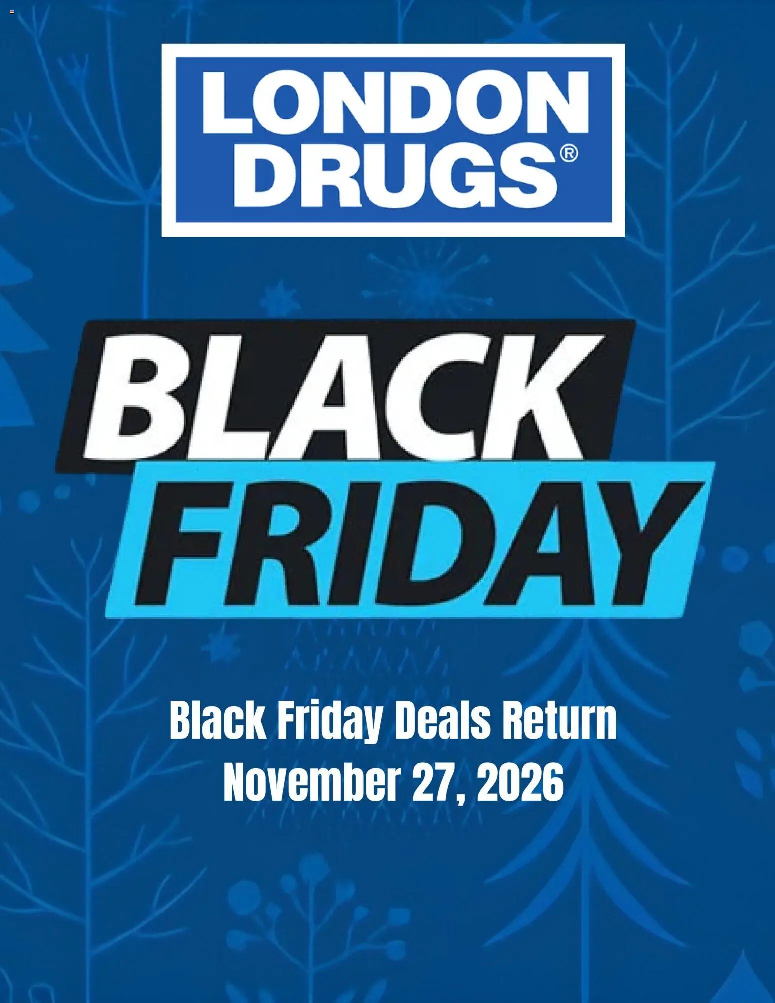 London Drugs - Black Friday Notice