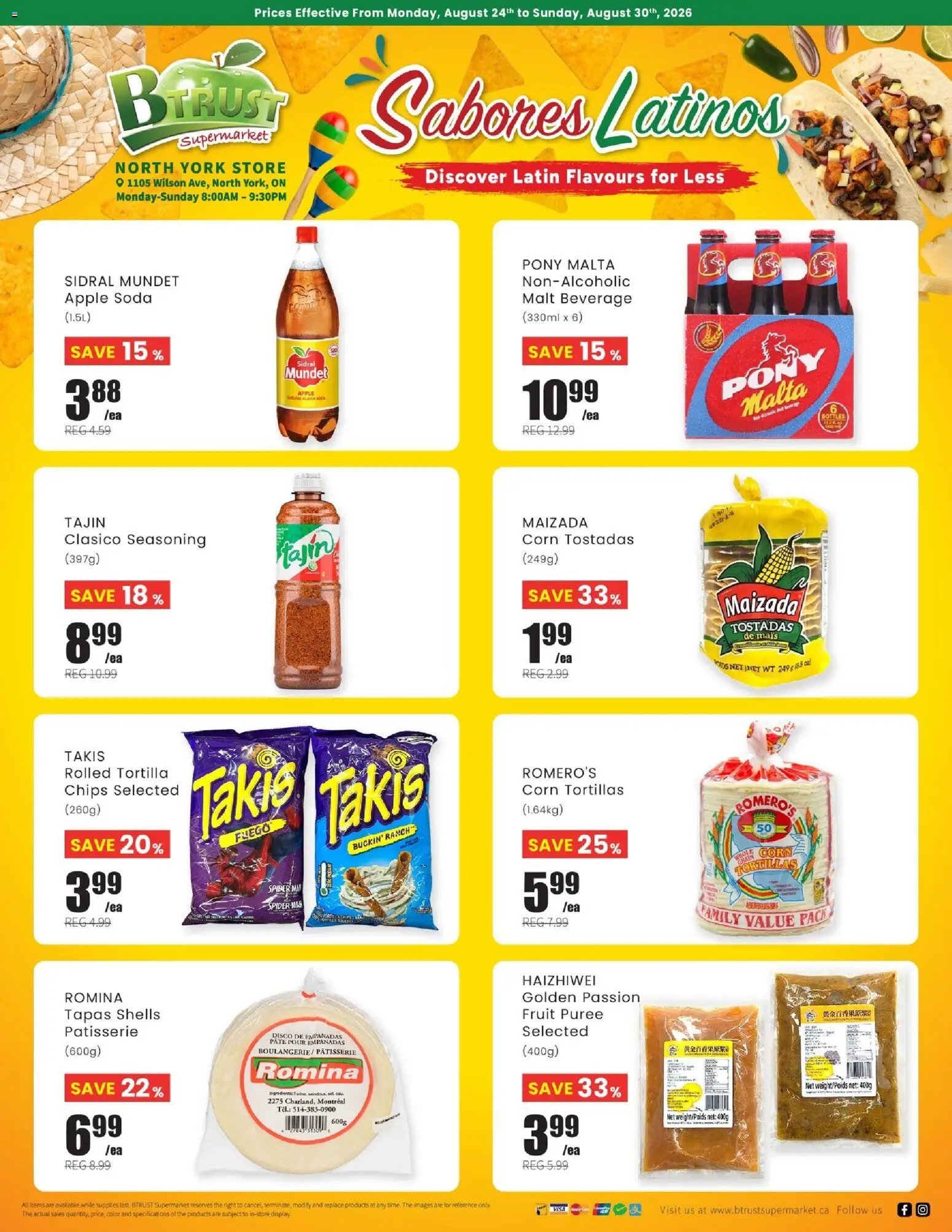 Btrust Supermarket flyer - North York Latin Specials