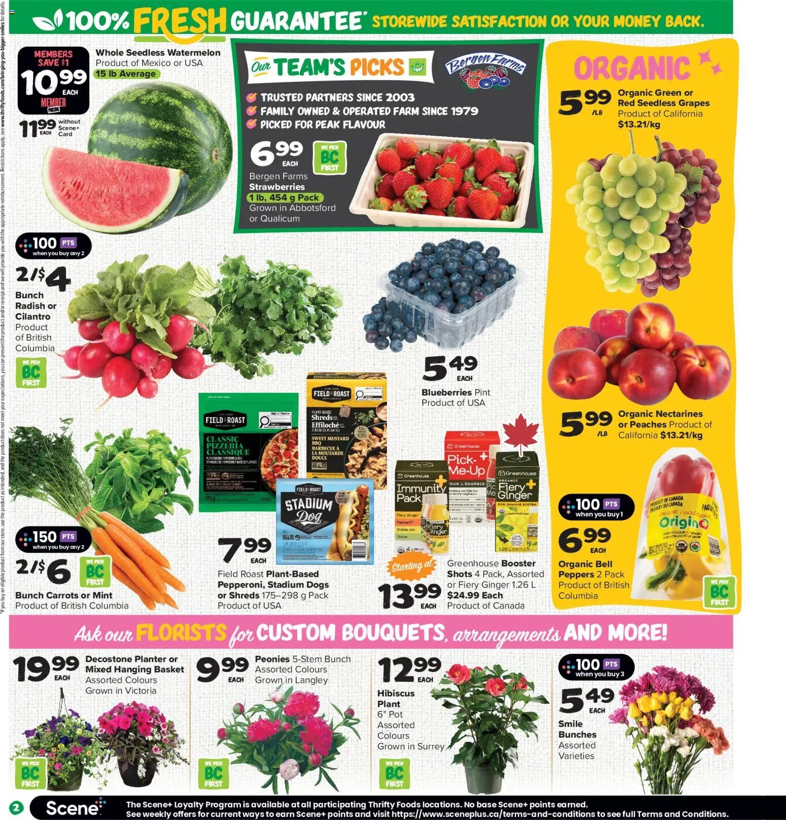 Thrifty Foods weekly flyer / circulaire
