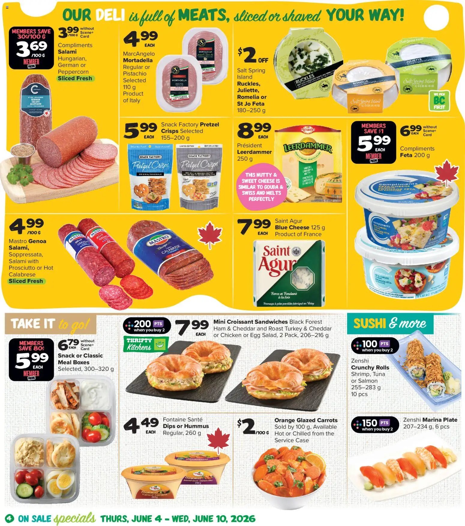 Thrifty Foods weekly flyer / circulaire