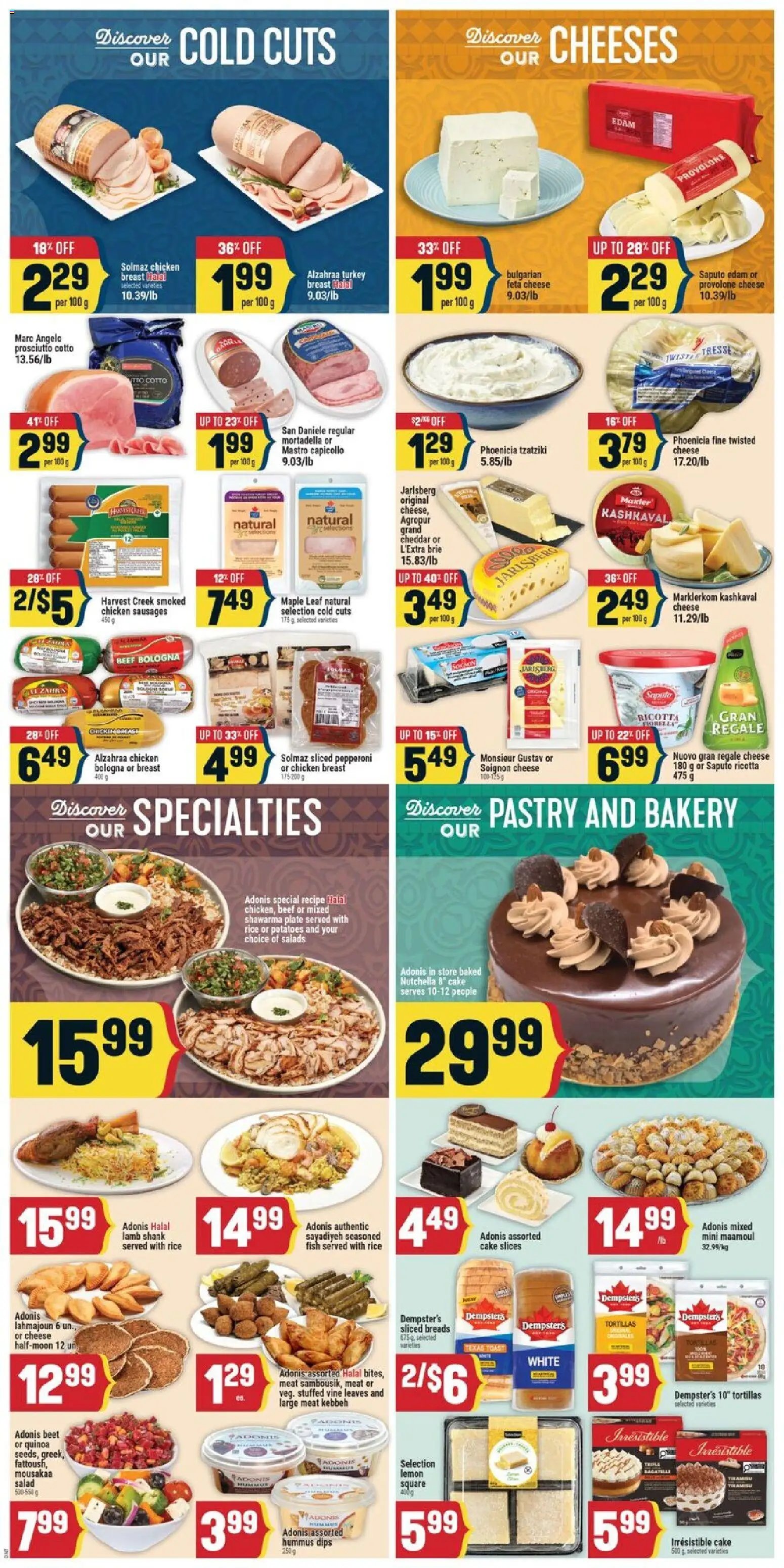 Adonis weekly flyer