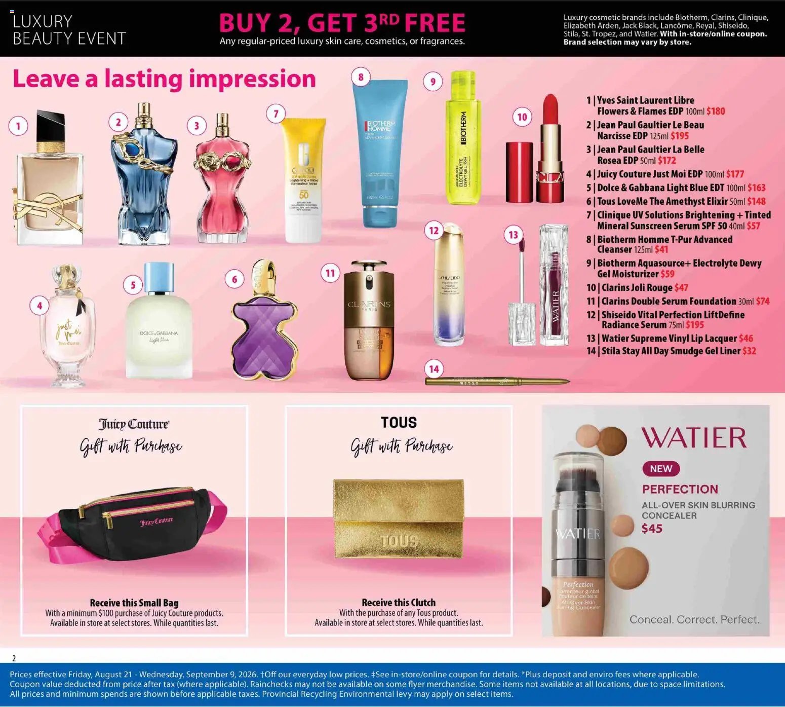 London Drugs flyer - Beauty Insert